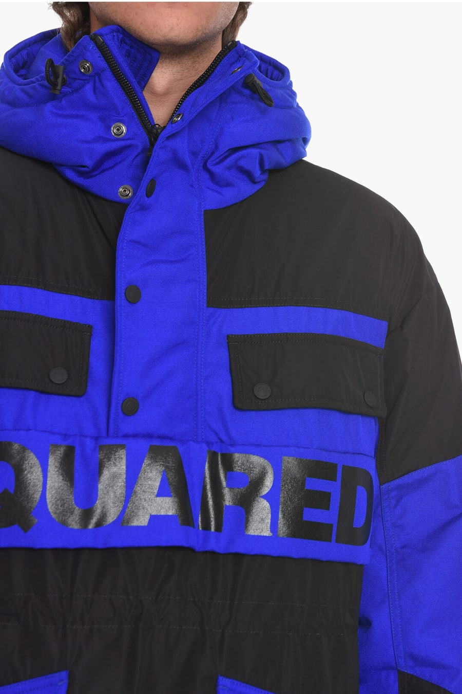 Dsquared2 3500~Two-Tone Puffer with Maxi Pockets