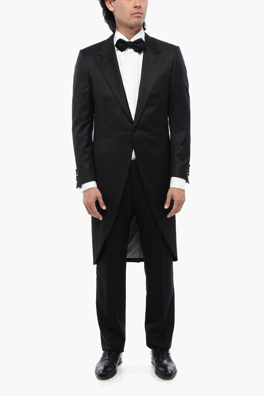 Corneliani 3500~Virgin Wool Slim-Fit Jacket MANTUA with Peak Lapel, view 2