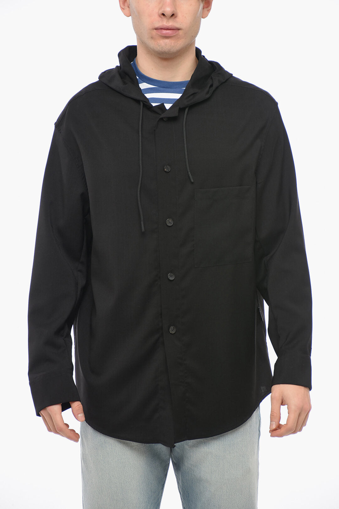 Hevo 3500~Wool Shirt PESCOLUSE with Hood
