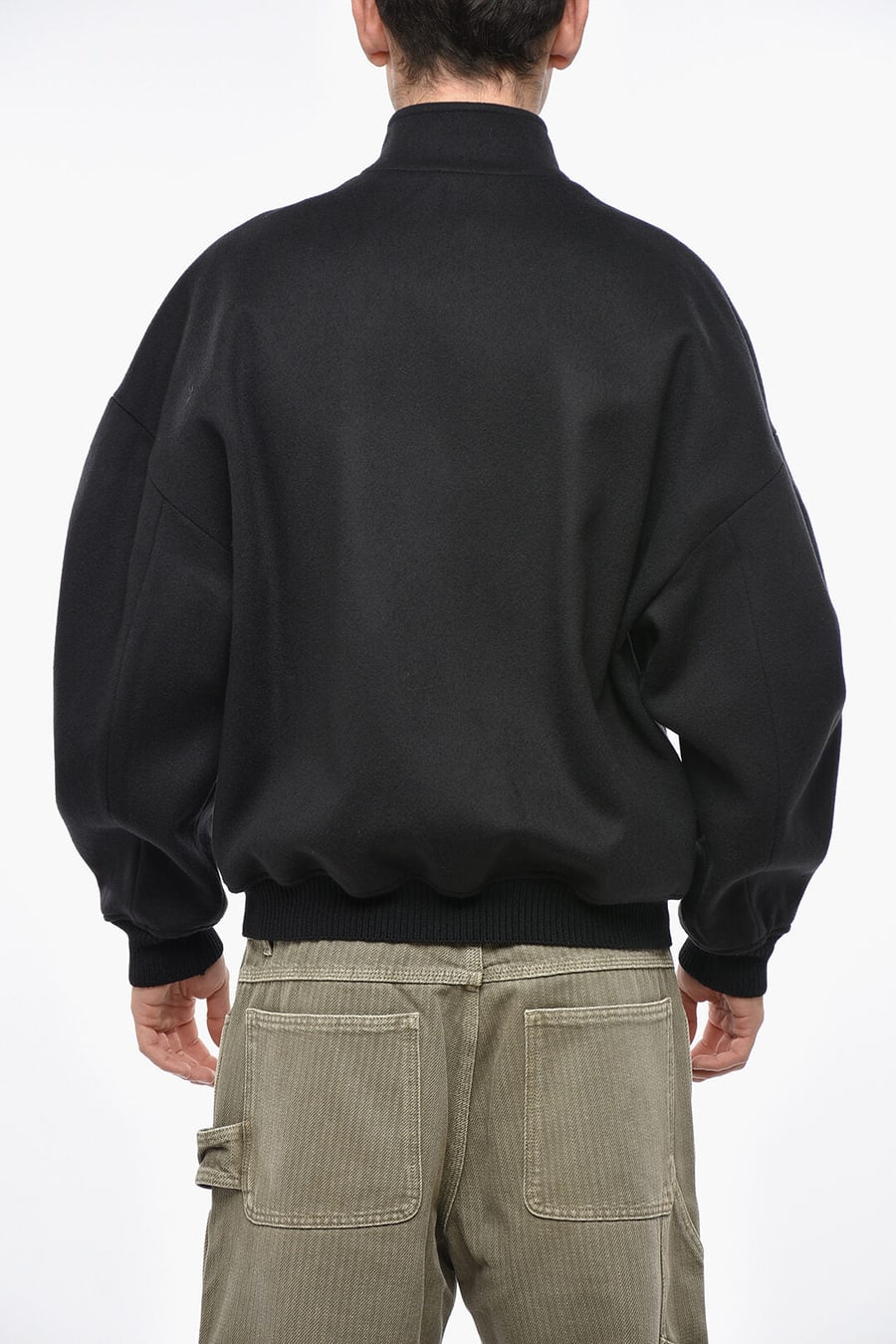 Darkpark 3500~Wool-Blend Bomber LODEN with Embroidered Monogram, view 2