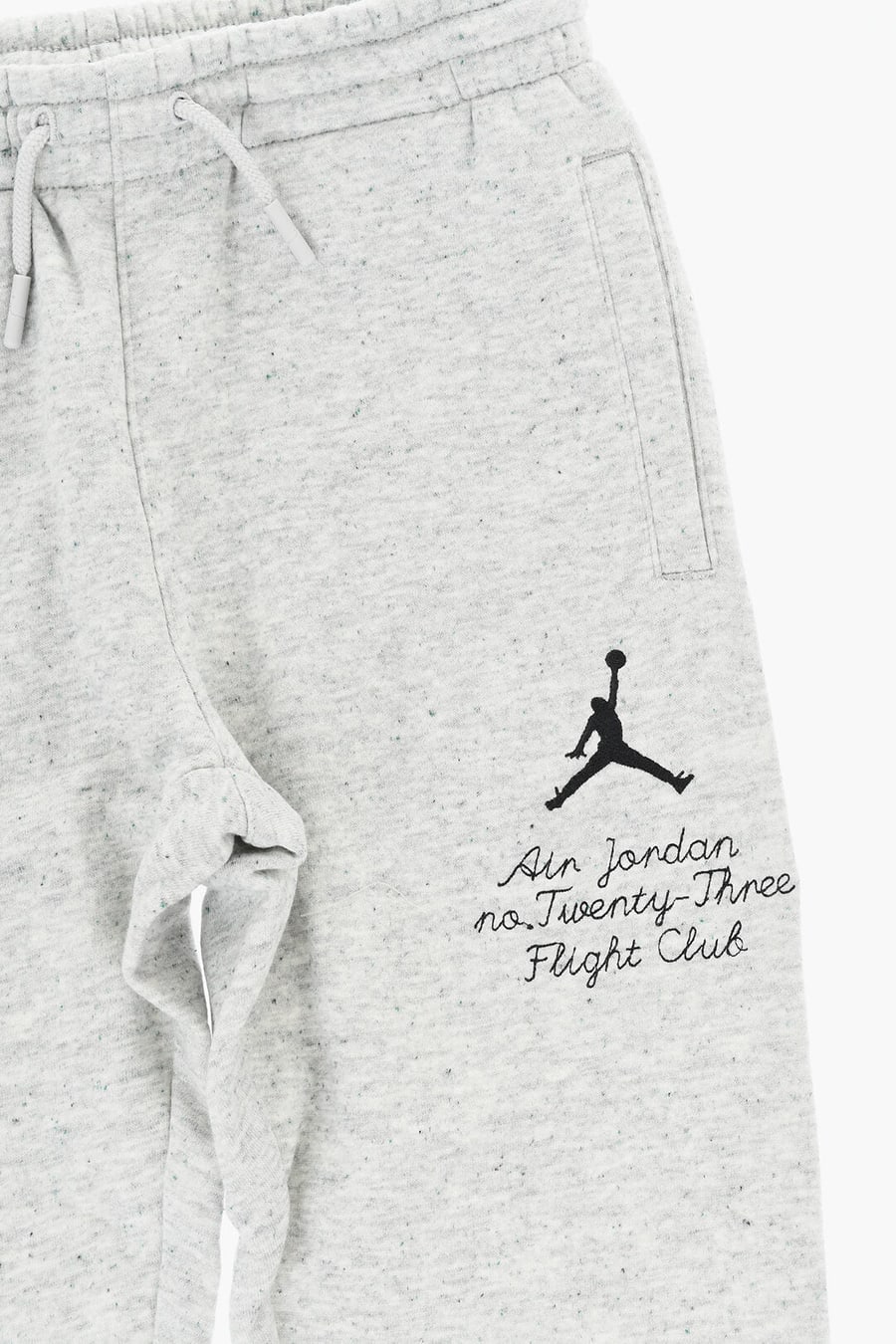 Nike KIDS 0470~AIR JORDAN Cotton-Blend Fleece Joggers COURT OF LEGENDS with Contrast Details, view 2