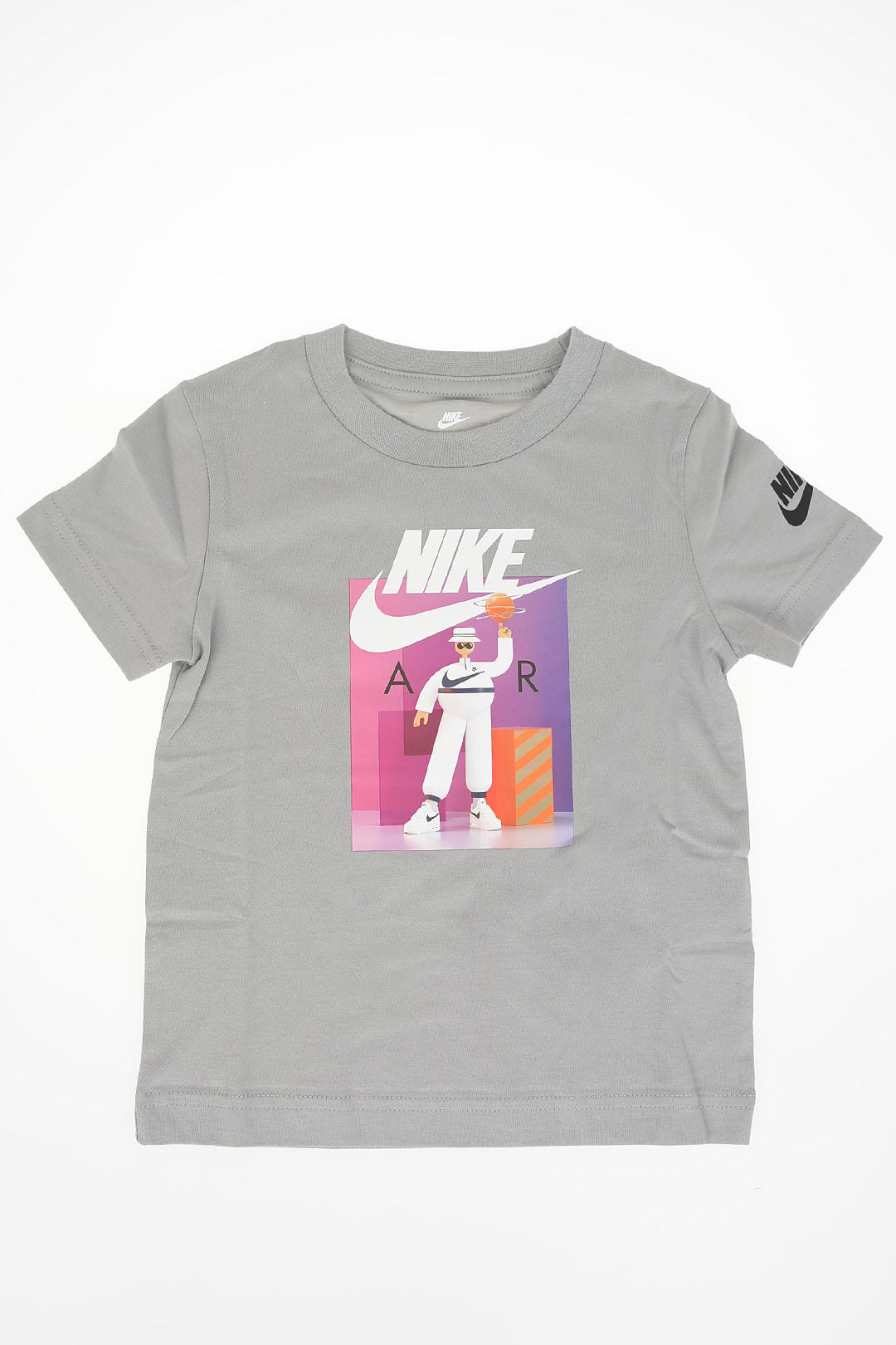 Nike KIDS 0470~AIR T-Shirt with Logo Print