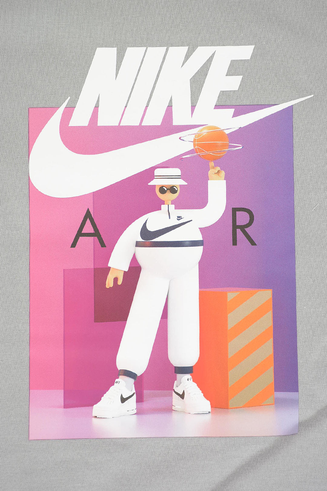 Nike KIDS 0470~AIR T-Shirt with Logo Print, view 2
