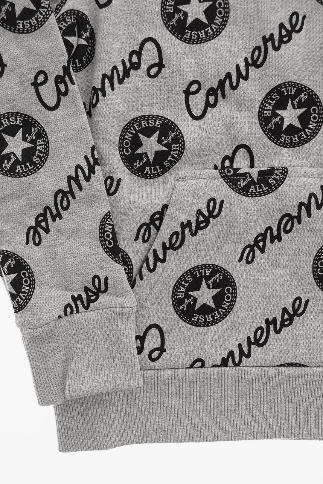 Converse KIDS 0470~ALL STAR Hooded Sweatshirt with Logo, view 2