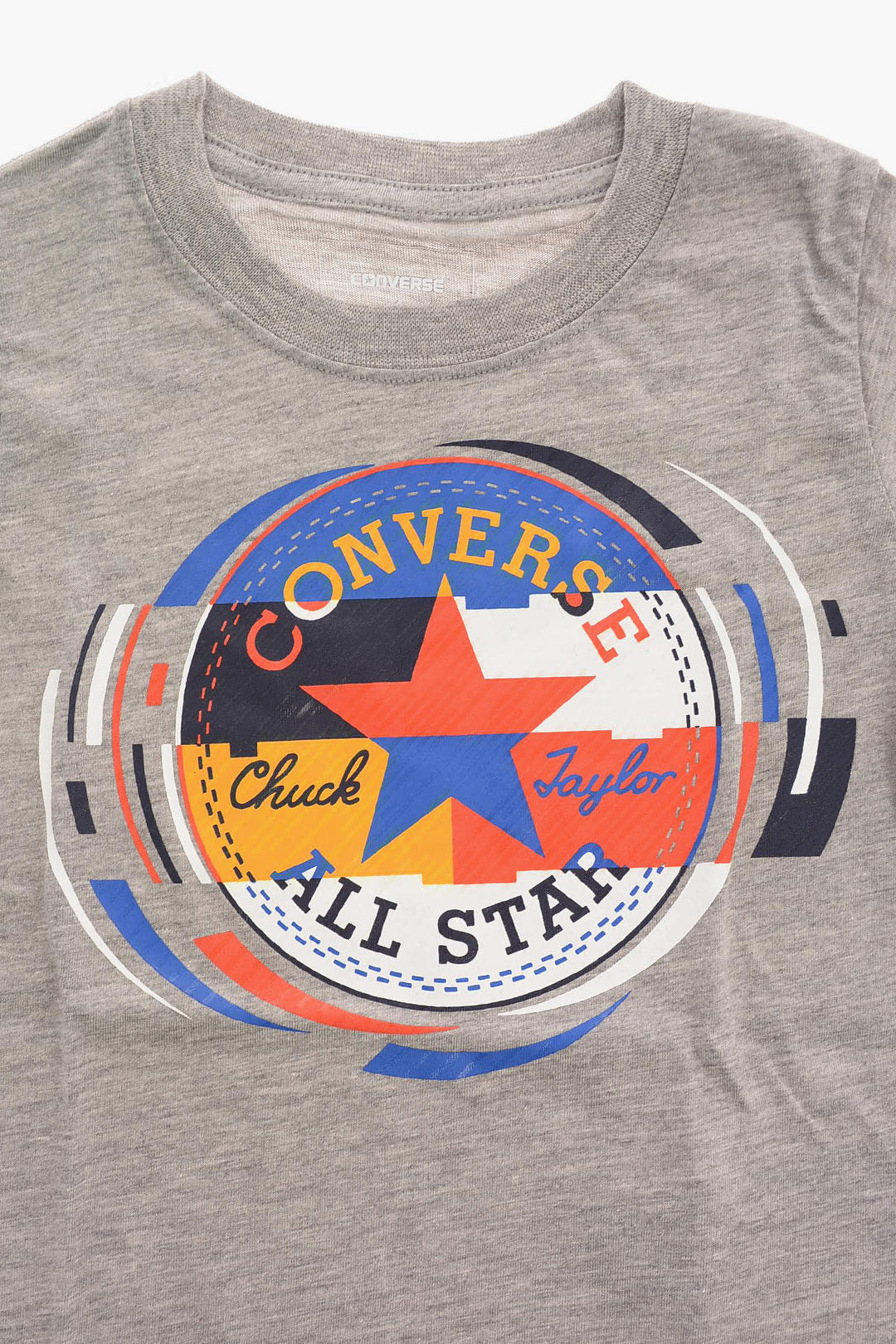 Converse KIDS 0470~ALL STAR Logo Print T-shirt, view 2