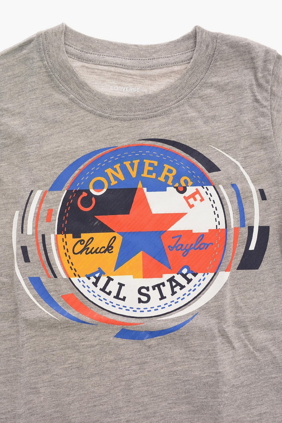 Converse KIDS 0470~ALL STAR Logo Print T-shirt, view 2