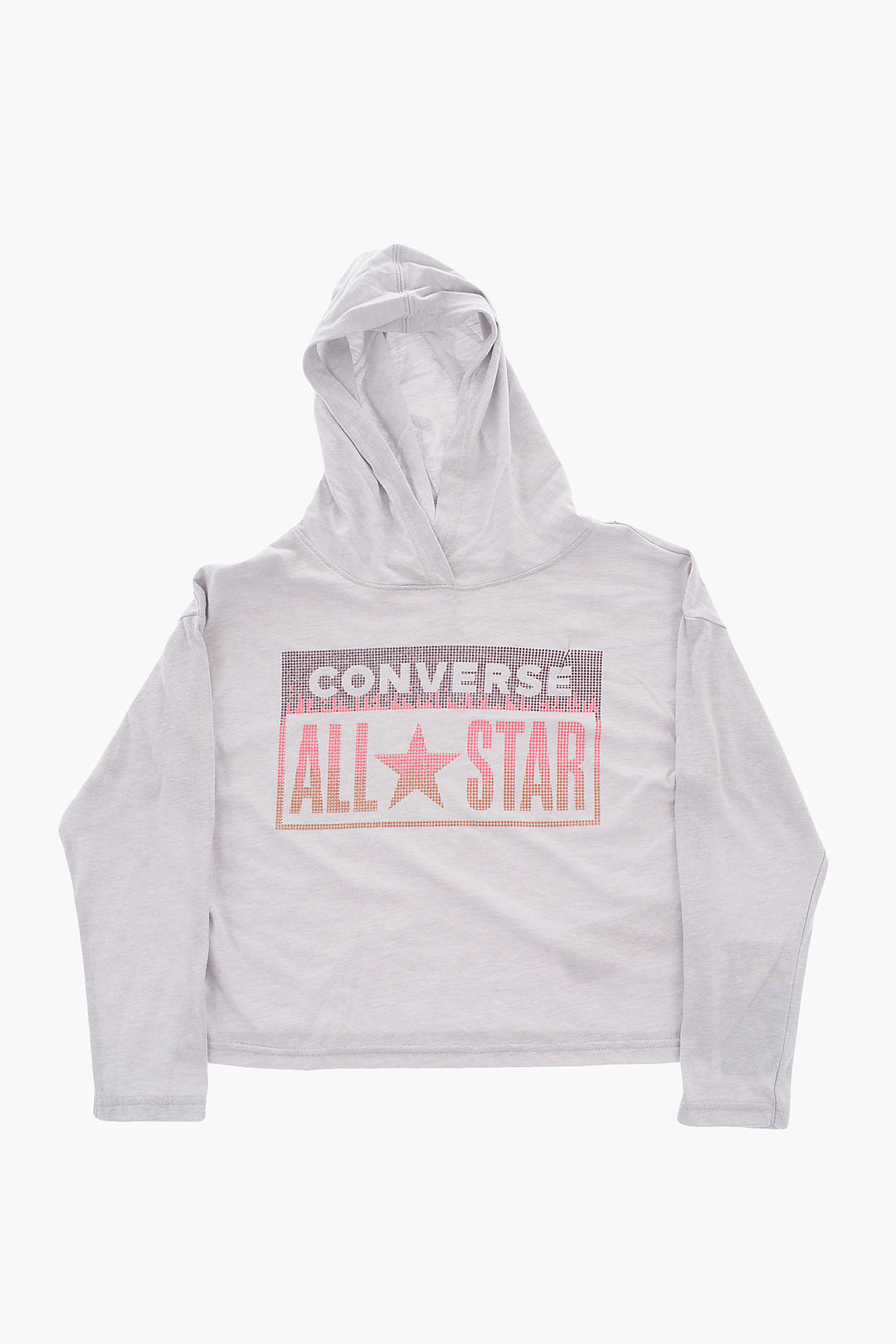 Converse KIDS 0470~ALL STAR Set Hoodie T-Shirt and Leggings with Raised Glitter, view 2