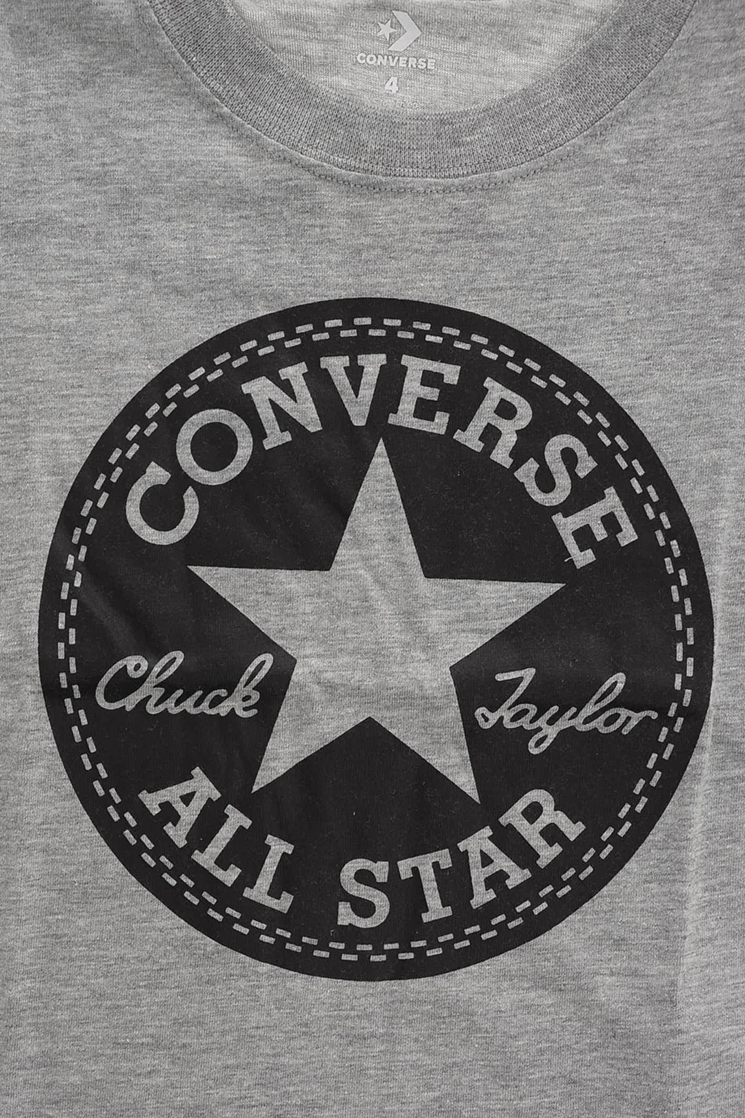 Converse KIDS 0470~ALL STAR T-Shirt with Logo Print, view 2