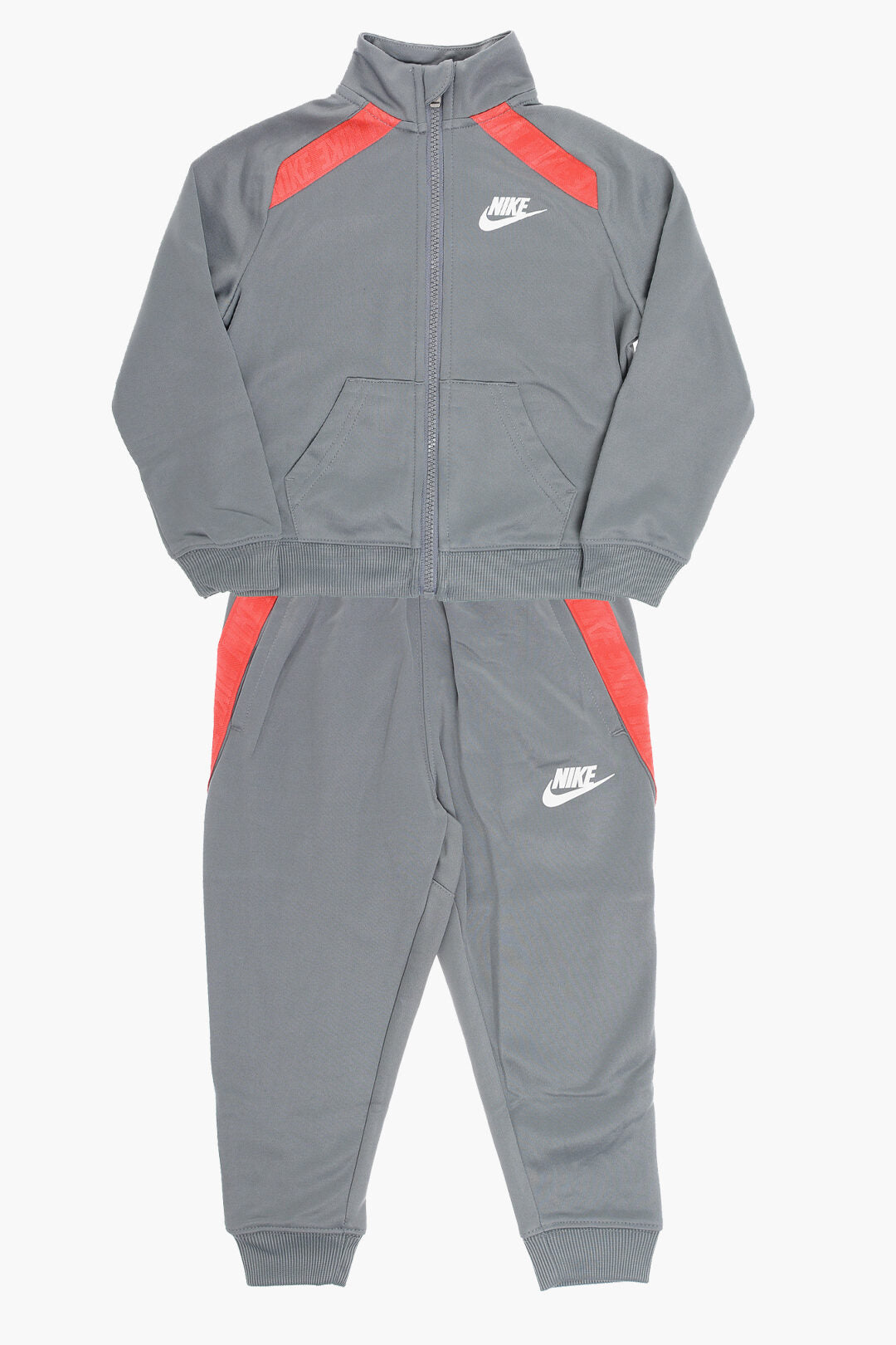 Nike KIDS 0470~Bicolour Fleece Sweatshirt and Joggers Set
