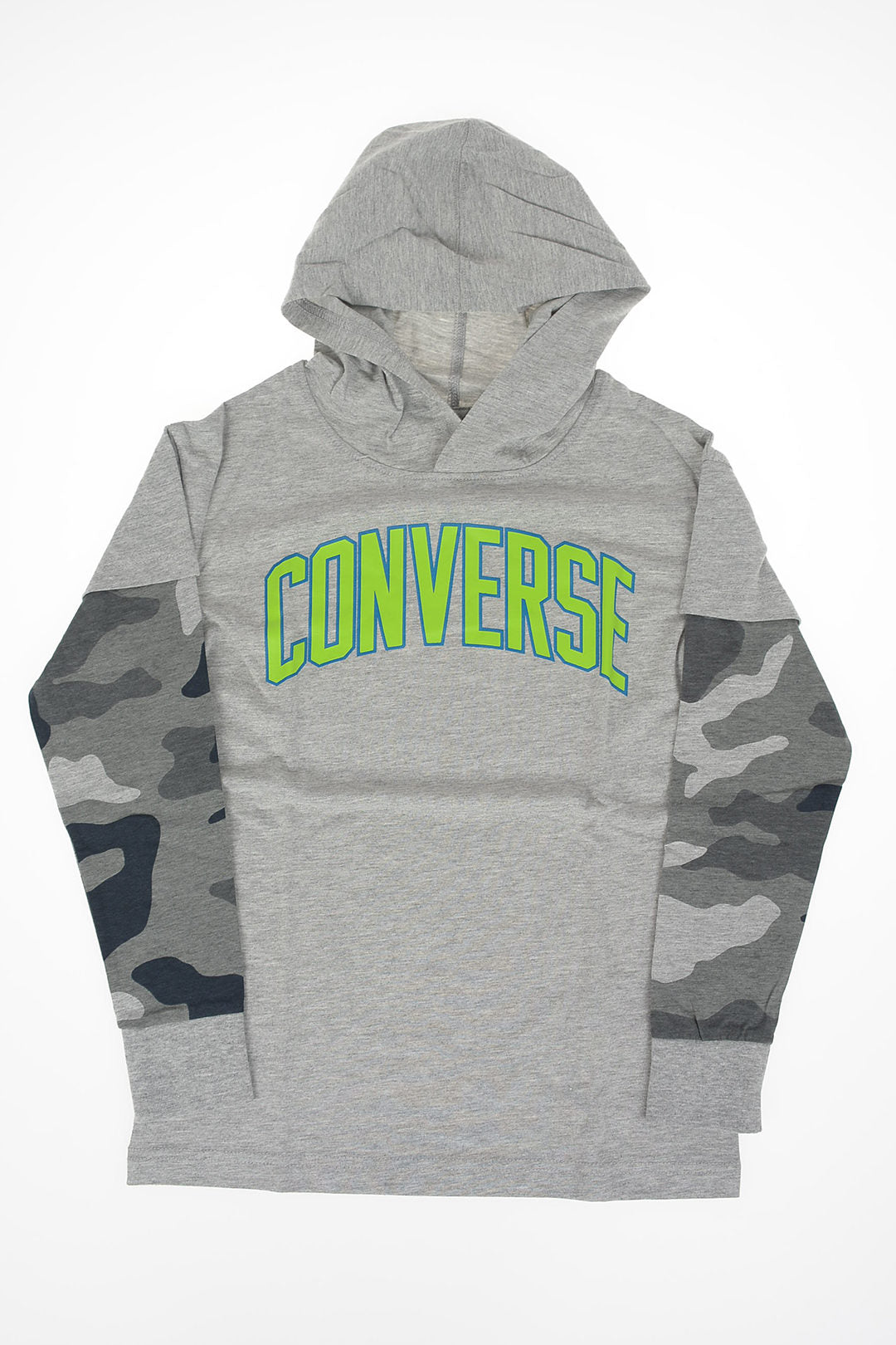 Converse KIDS 0470~Hooded T-Shirt with Logo