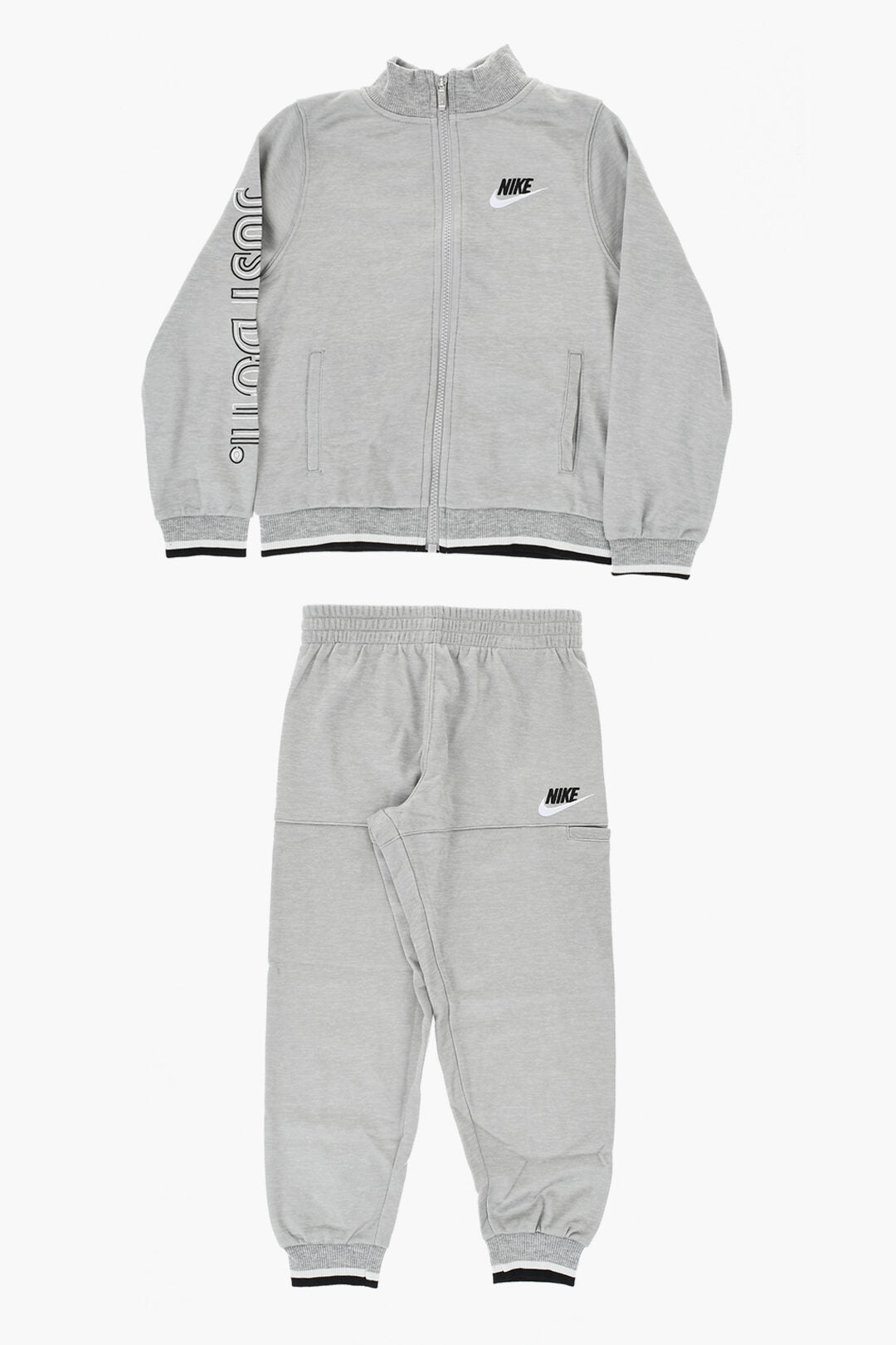 Nike KIDS 0470~Set Terry-Fabric Mock Neck Sweatshirt and Joggers FUTURA