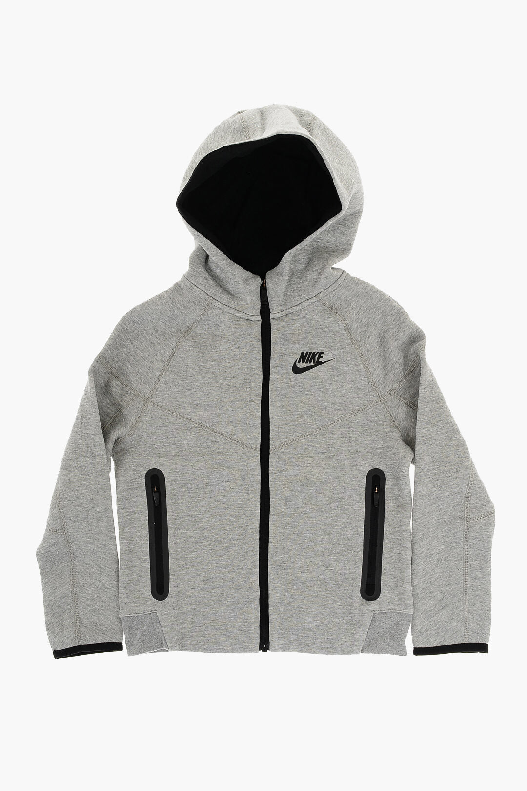 Nike KIDS 0470~Sweatshirt and Joggers Set in Solid Color with Contrast Details, view 2