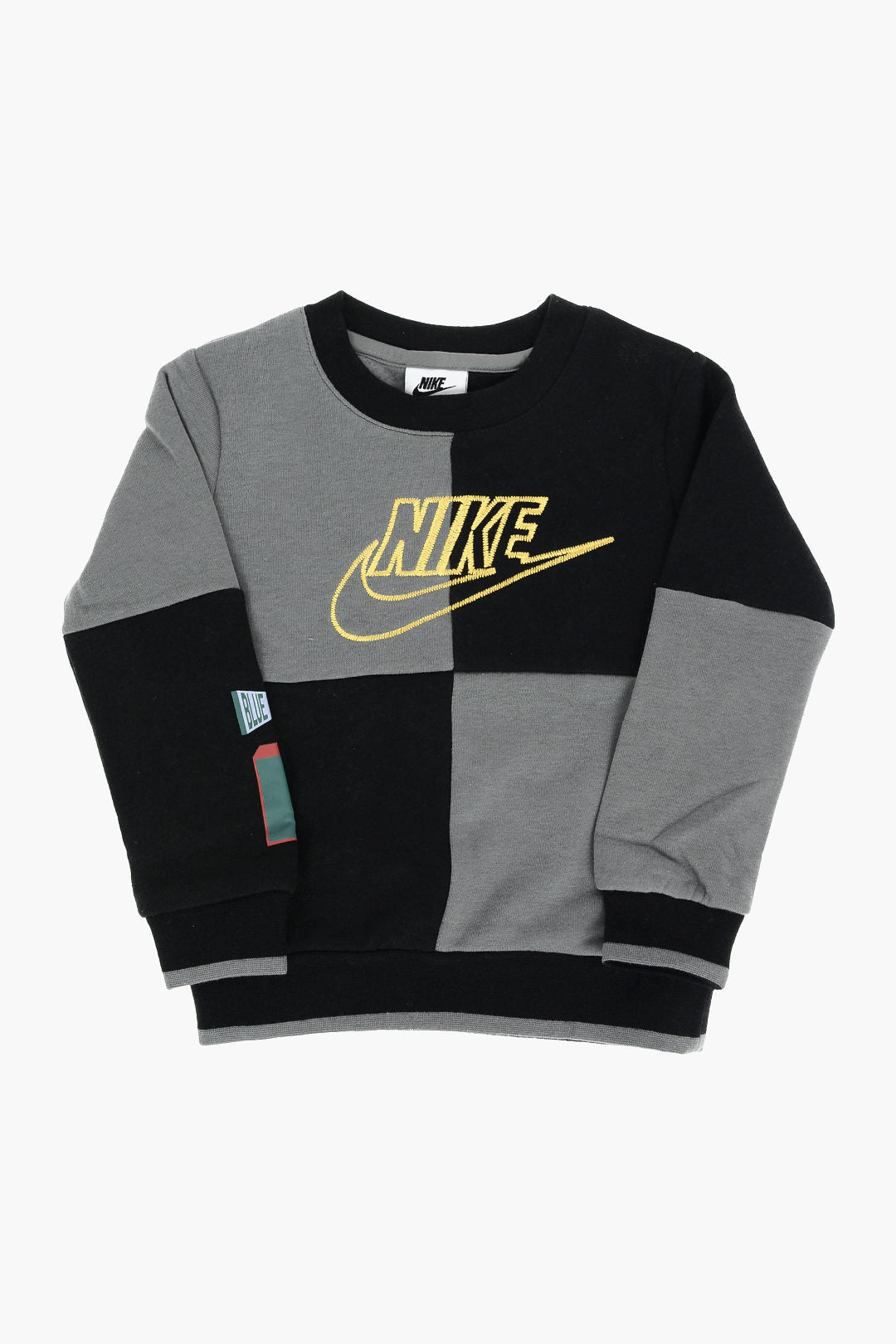 Nike KIDS 0470~Two-Tone Sweatshirt with Embroidered Logo