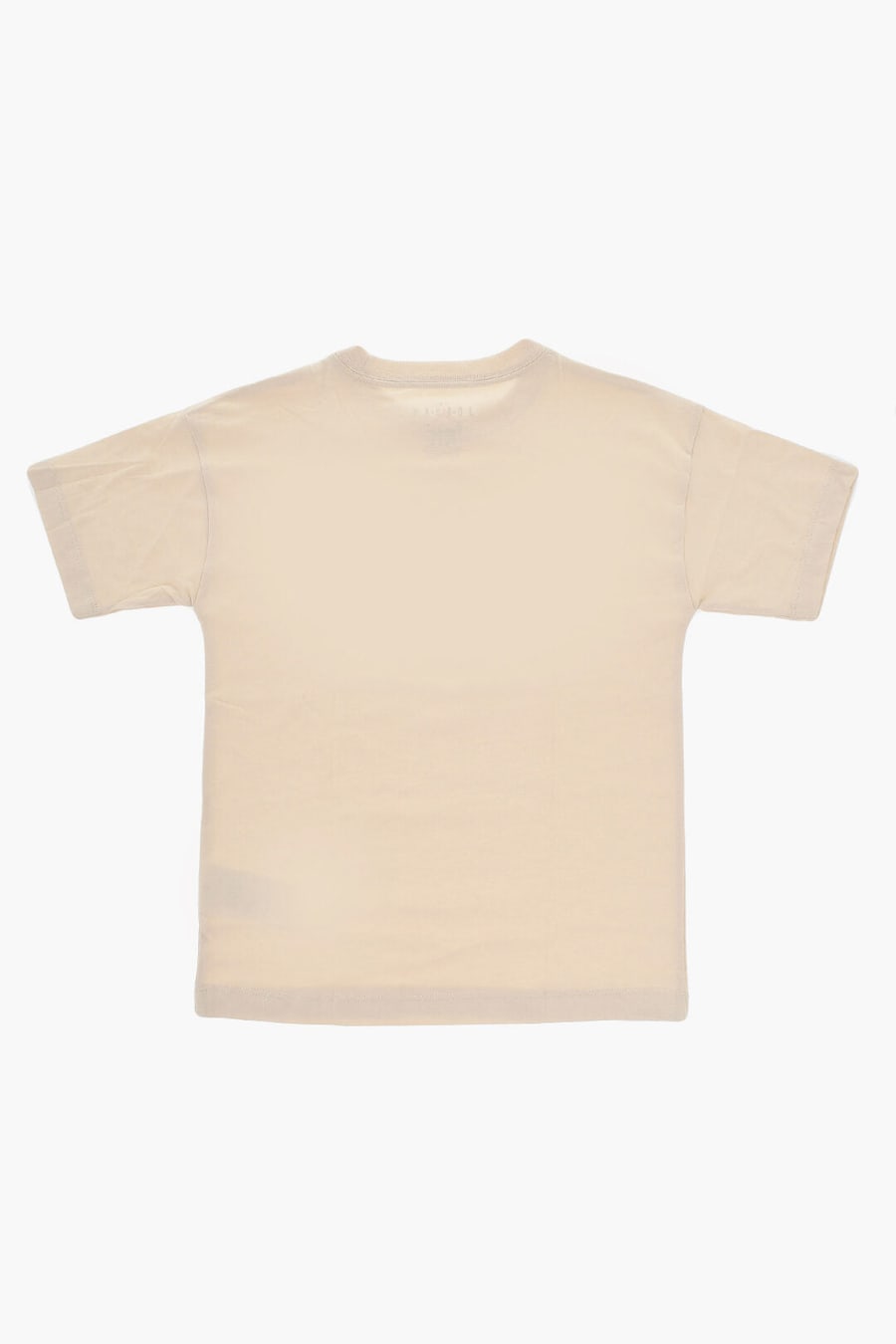Nike KIDS 0500~AIR JORDAN Solid-Color Crewneck T-Shirt with Printed Logo, view 3