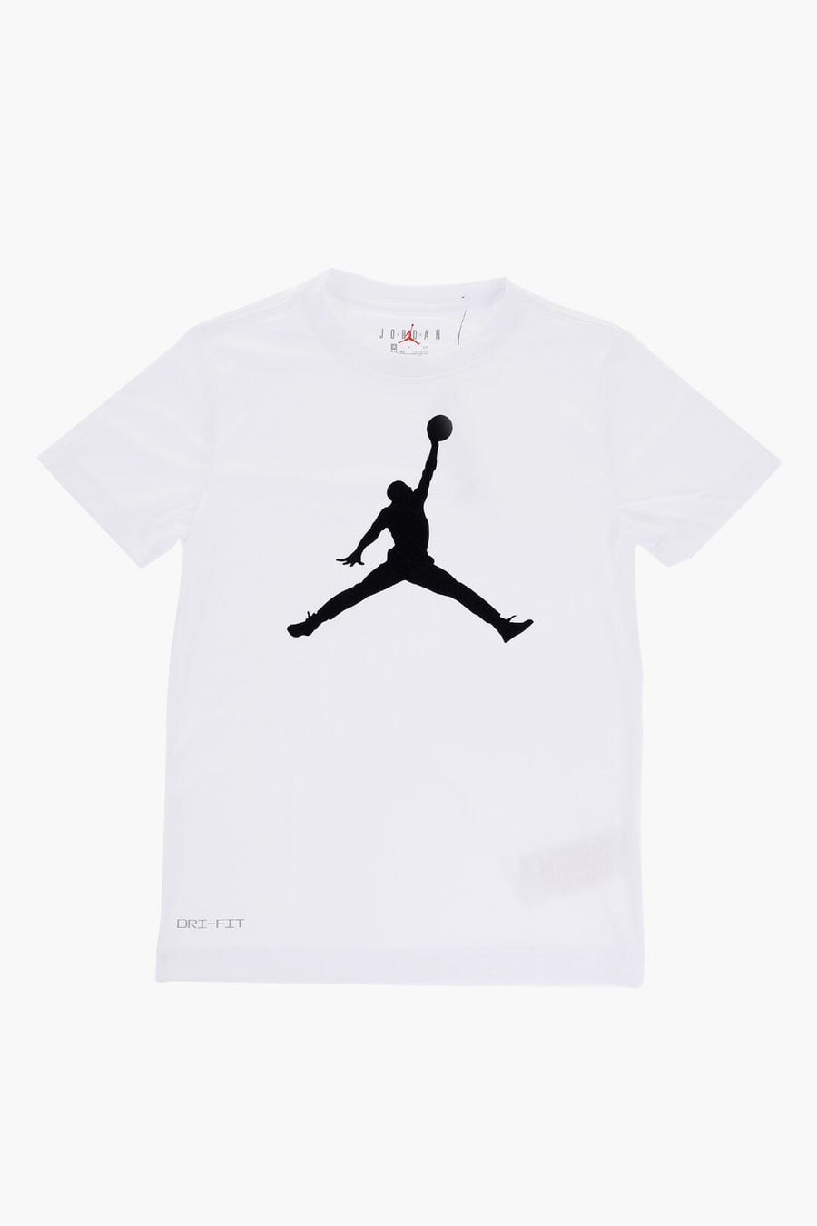 Nike KIDS 0550~AIR JORDAN Crewneck T-Shirt with Maxi Front Print