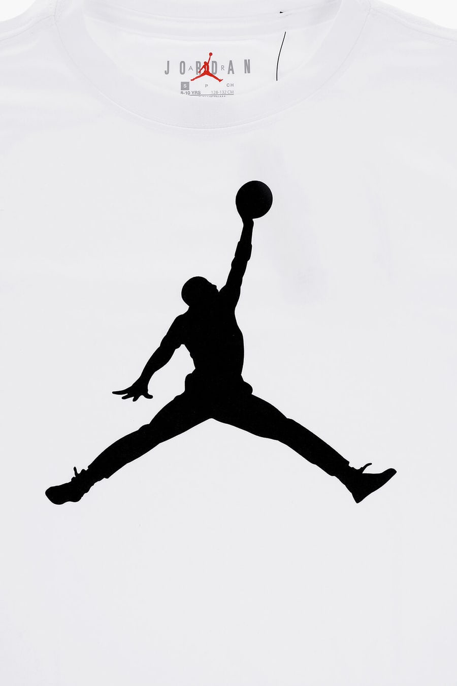 Nike KIDS 0550~AIR JORDAN Crewneck T-Shirt with Maxi Front Print, view 2