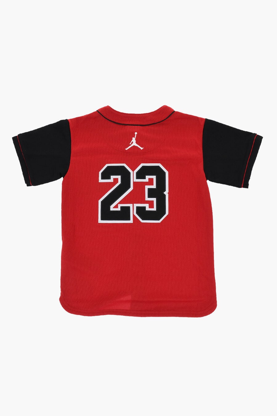 Nike KIDS 0550~AIR JORDAN Perforated Bicolour Crewneck T-Shirt BASEBALL, view 3