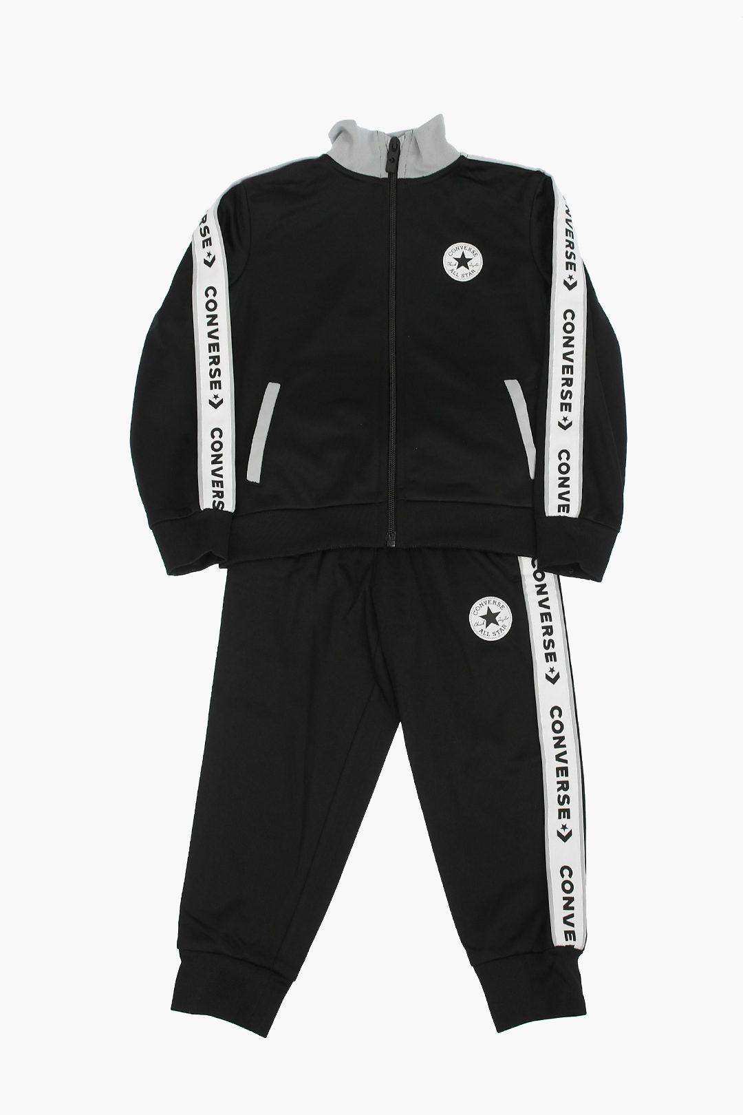 Converse KIDS 0550~ALL STAR CHUCK TAYLOR Sweatshirt and Jogger Set with logo-contrast side bands
