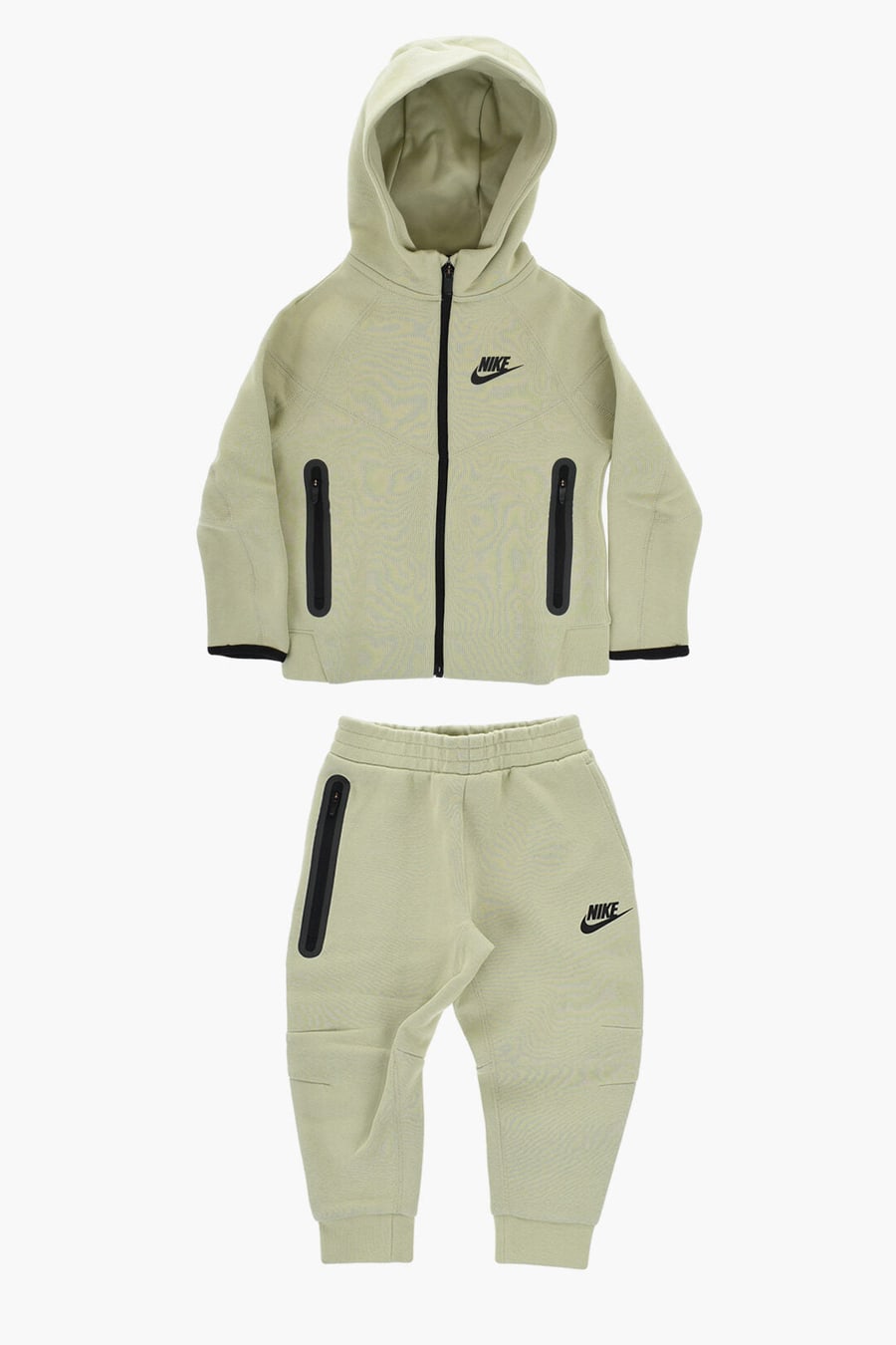 Nike KIDS 0850~Solid Sweatshirt and Joggers Set with Contrast Details