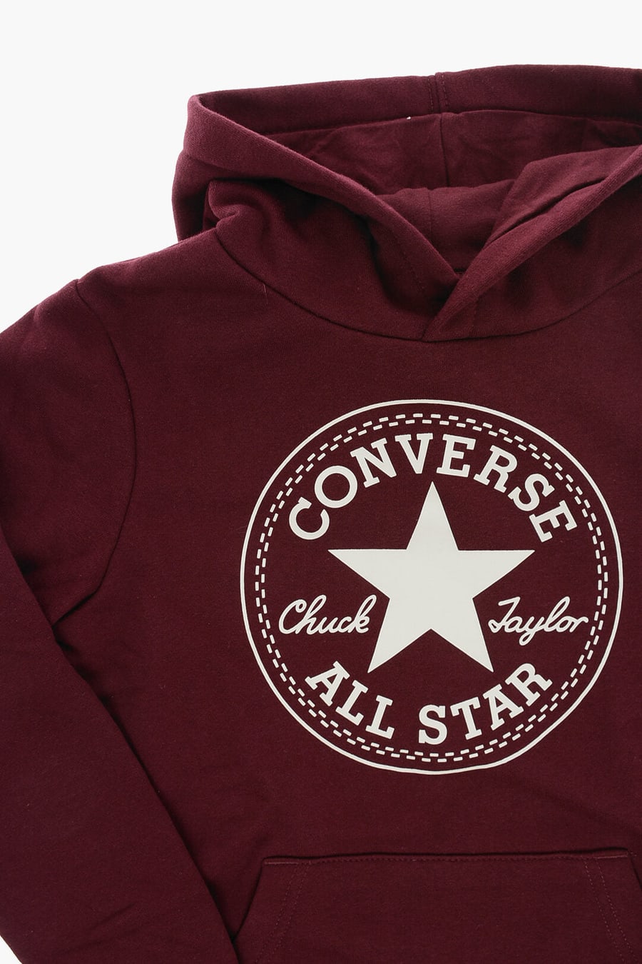 Converse KIDS 0900~ALL STAR CHUCK TAYLOR Hooded Brushed Cotton Sweatshirt, view 2