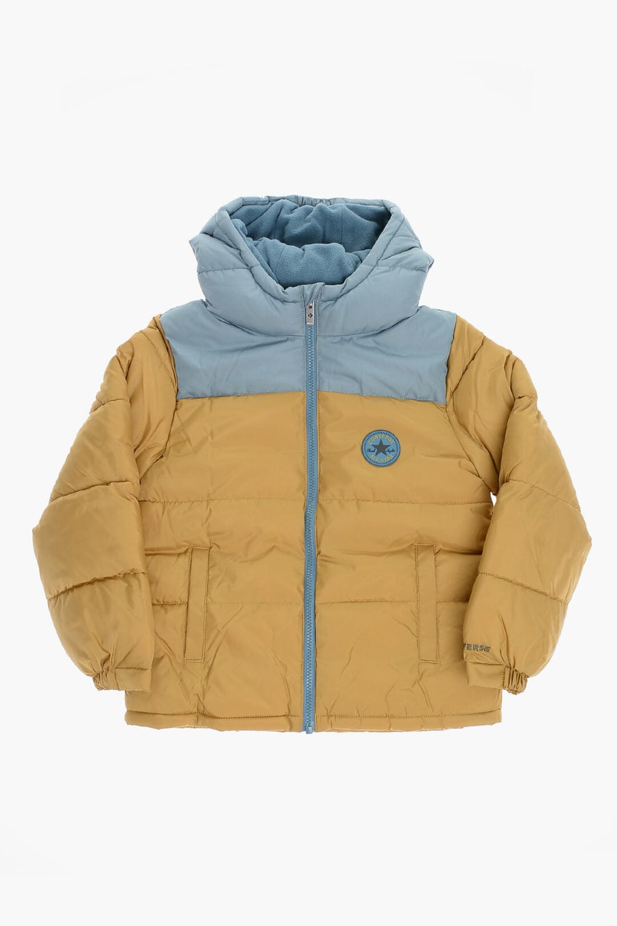 Converse KIDS 1000~ALL STAR CHUCK TAYLOR Fleece-Lined Colorblock Padded Jacket