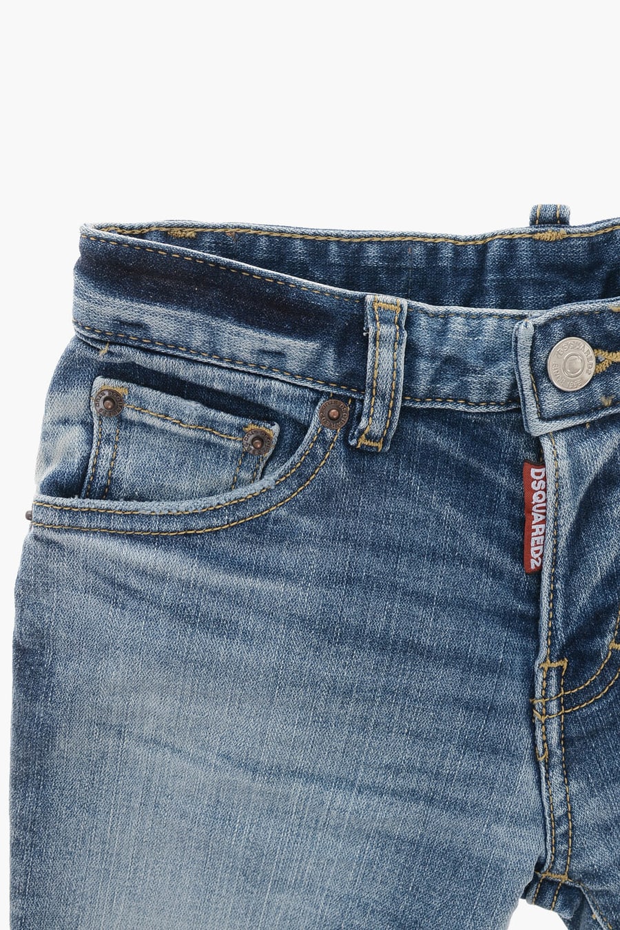 Dsquared2 Kids 2405~Stonewashed Shorts, view 2