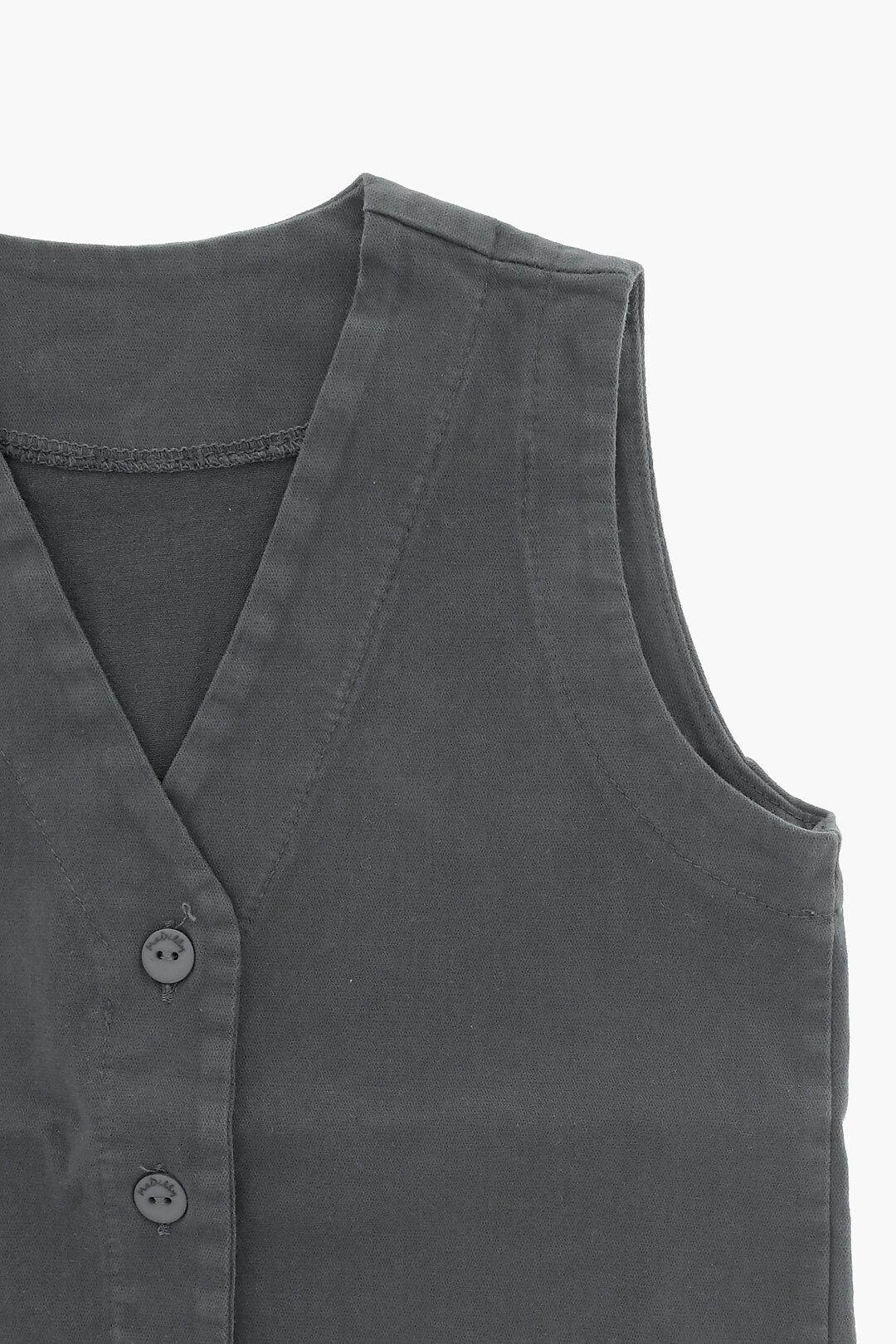 Madilly 2470~Cotton V-Neck Vest, view 2