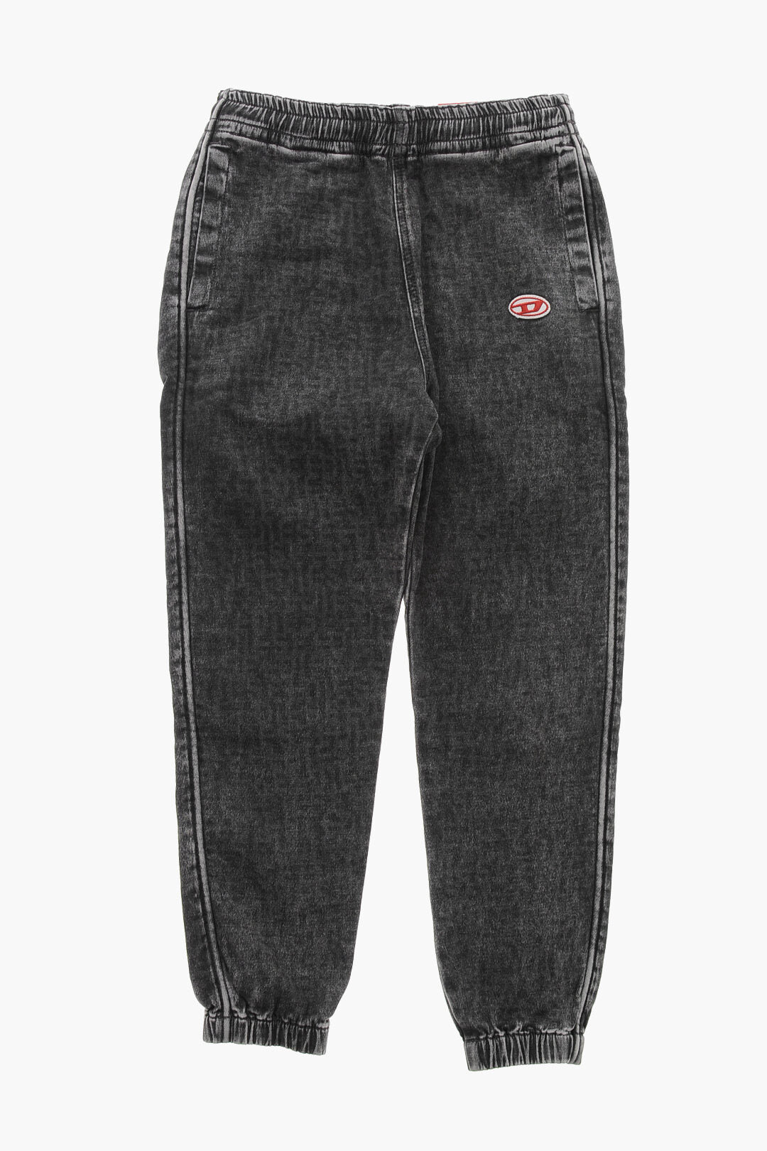Diesel Kids 2470~TRACK DENIM Stone-Washed Jeans LAB with Elastic at Waist and Cuffs