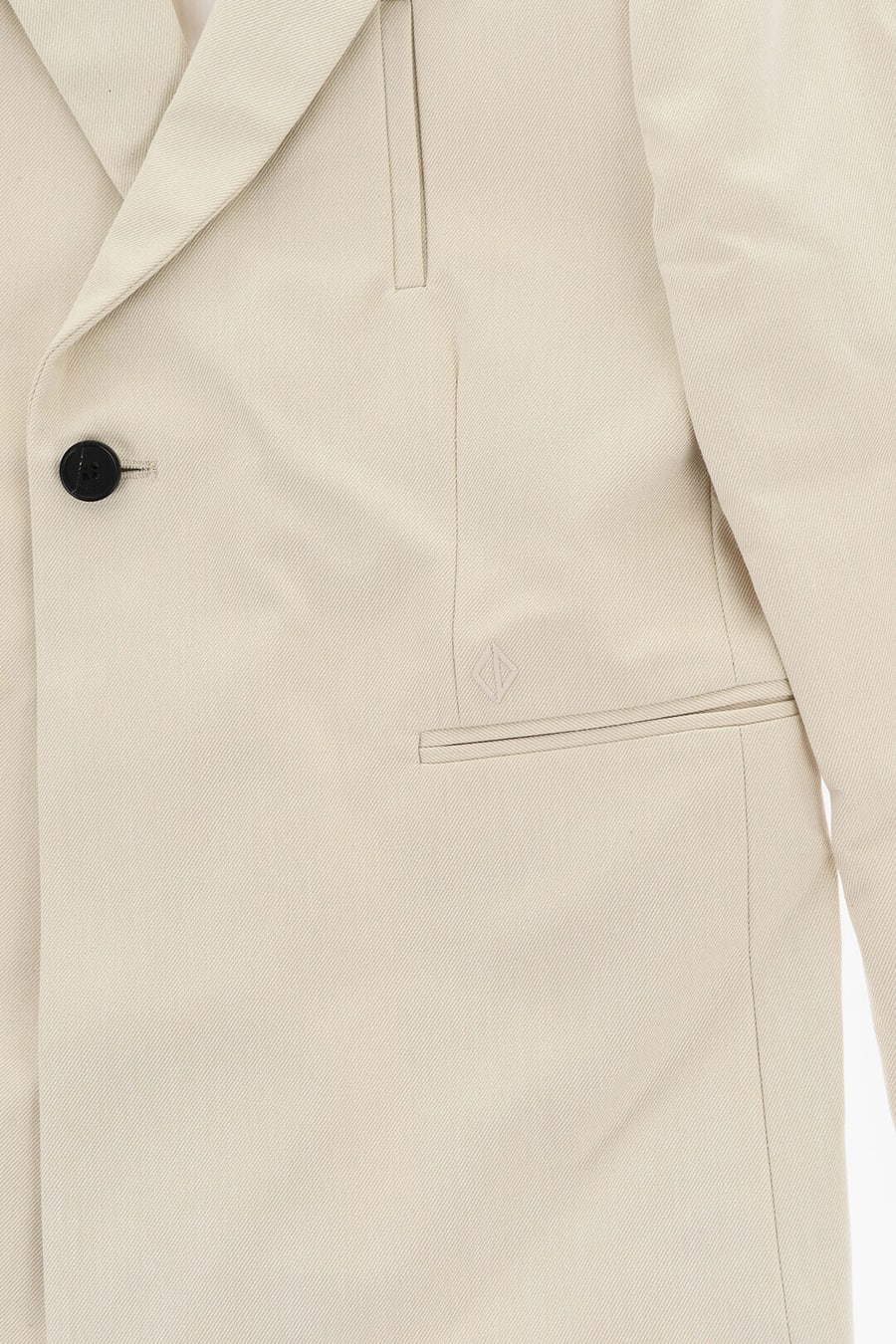Dior Kids 2500~1-Button Cotton Twill Blazer with Side Chest Pocket, view 2