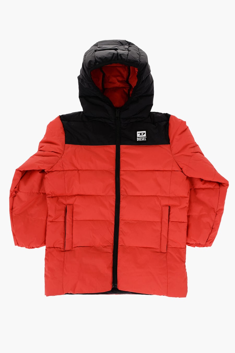Diesel Kids 2550~Two-Tone Padded Jacket JULPS with Printed Logo
