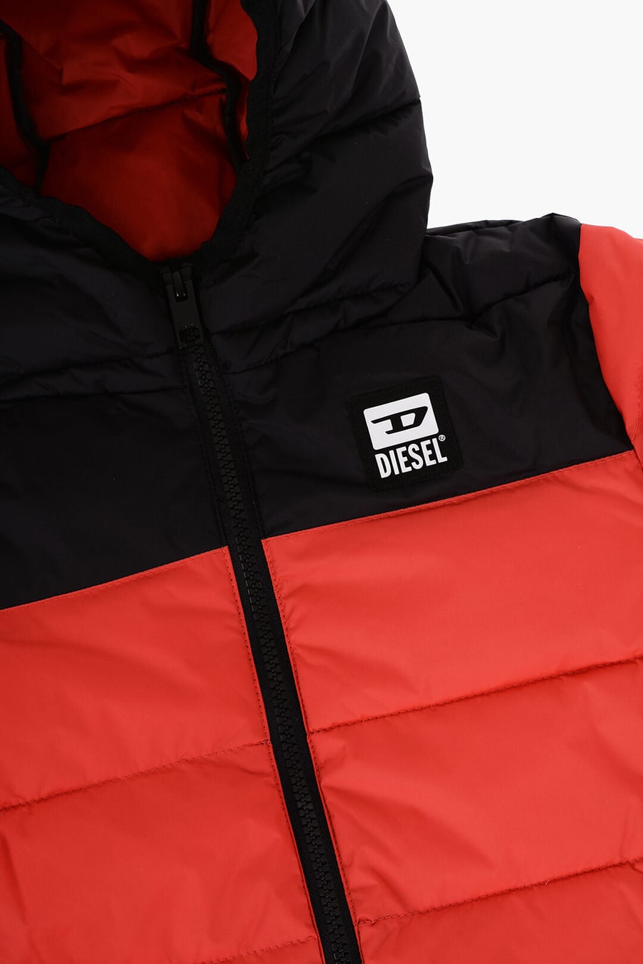 Diesel Kids 2550~Two-Tone Padded Jacket JULPS with Printed Logo, view 2