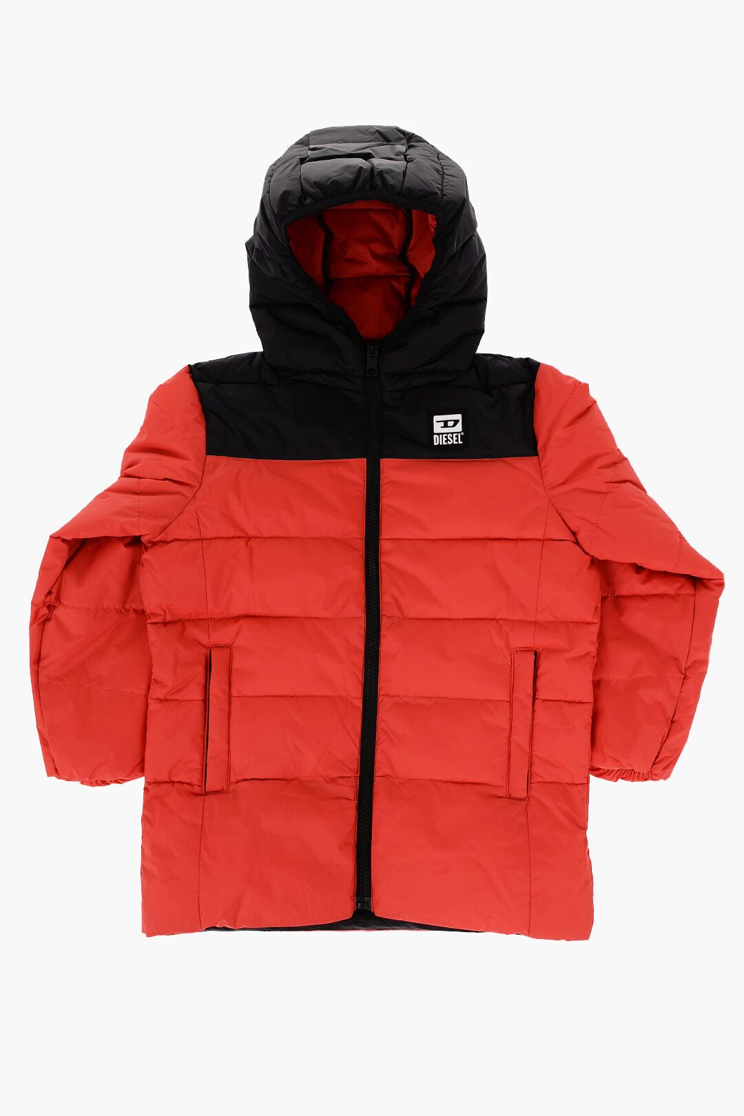 Diesel Kids 2550~Two-Tone Padded Jacket JULPS with Printed Logo