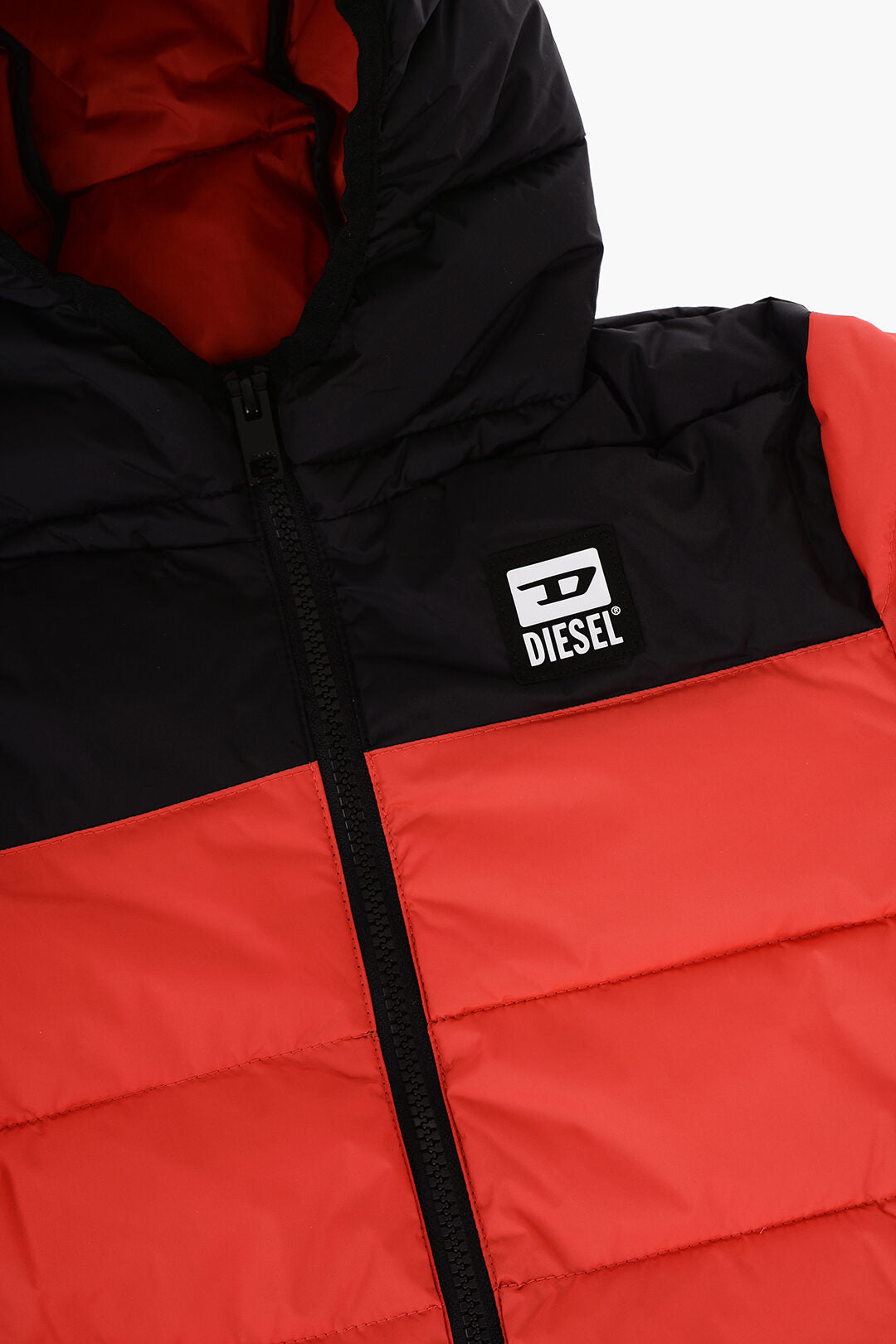 Diesel Kids 2550~Two-Tone Padded Jacket JULPS with Printed Logo, view 2