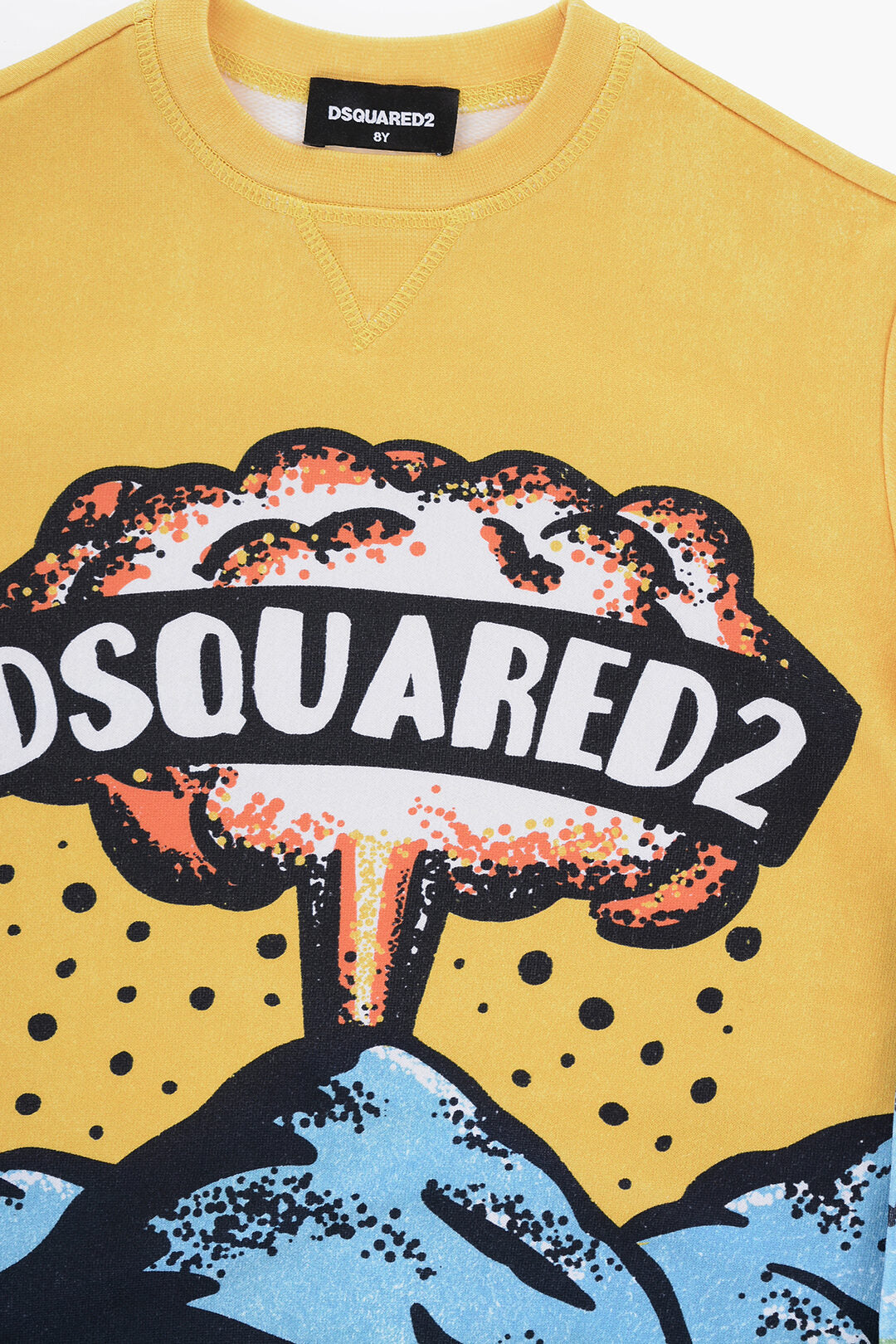 Dsquared2 Kids 3000~Printed Crewneck Sweatshirt, view 2
