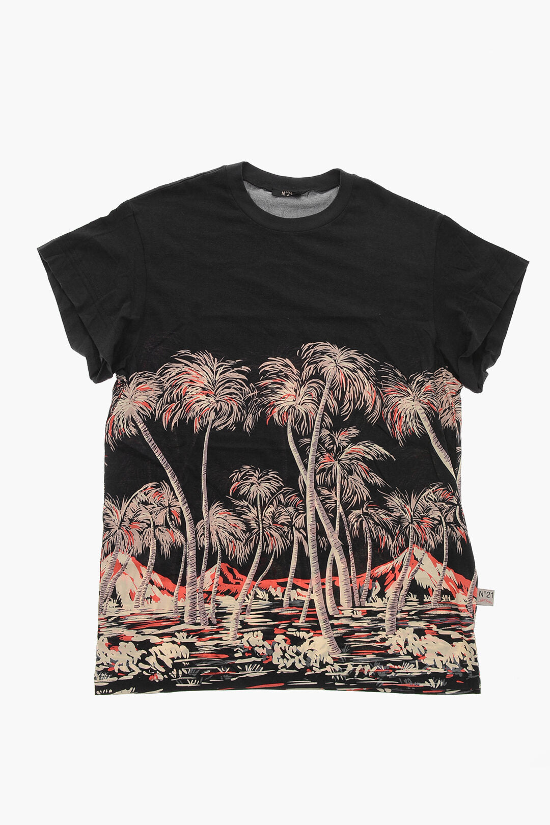 N.21 Kids 3500~Cotton Crewneck T-Shirt PALMAS