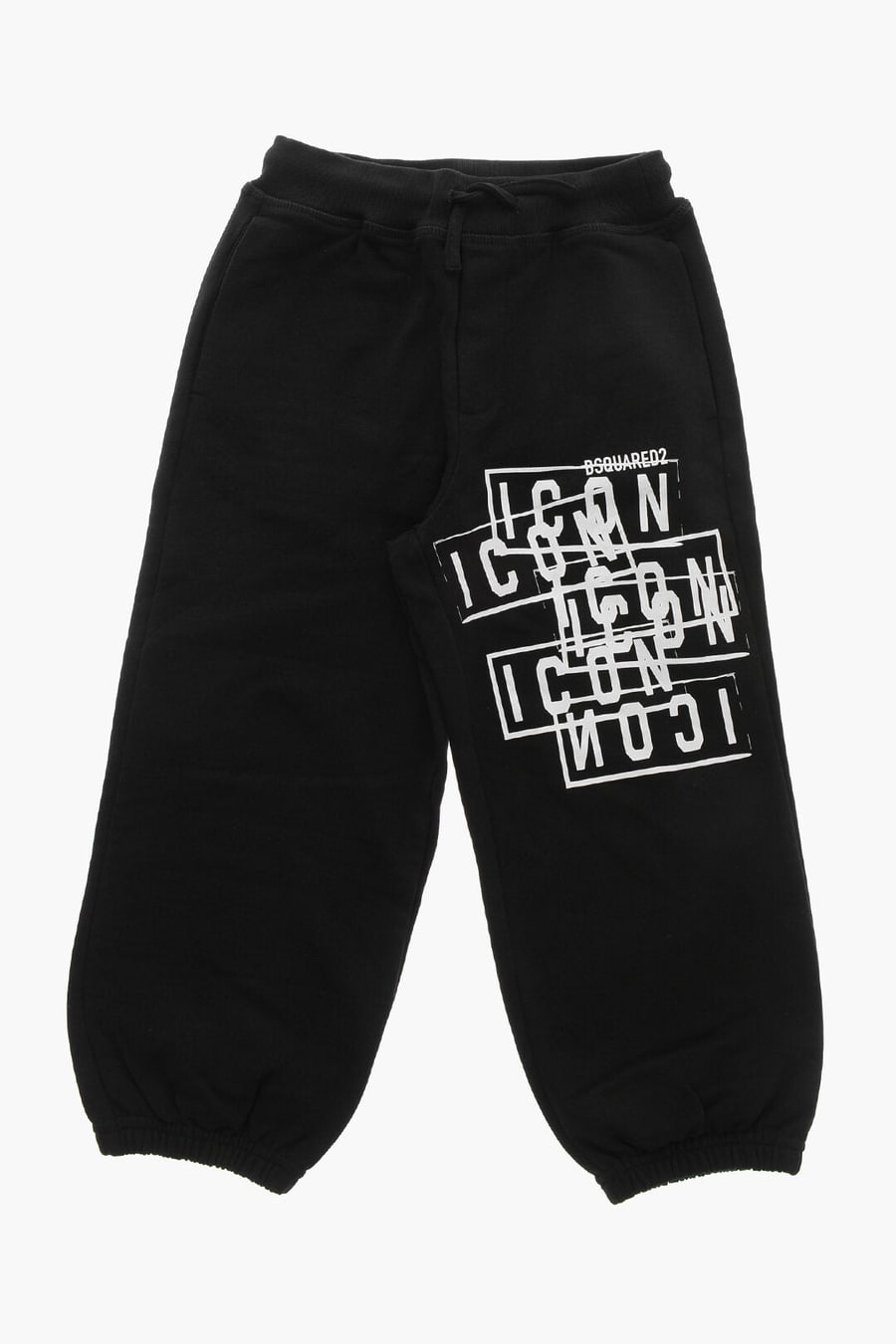 Dsquared2 Kids 3500~Icon Cotton Joggers with Contrast Print