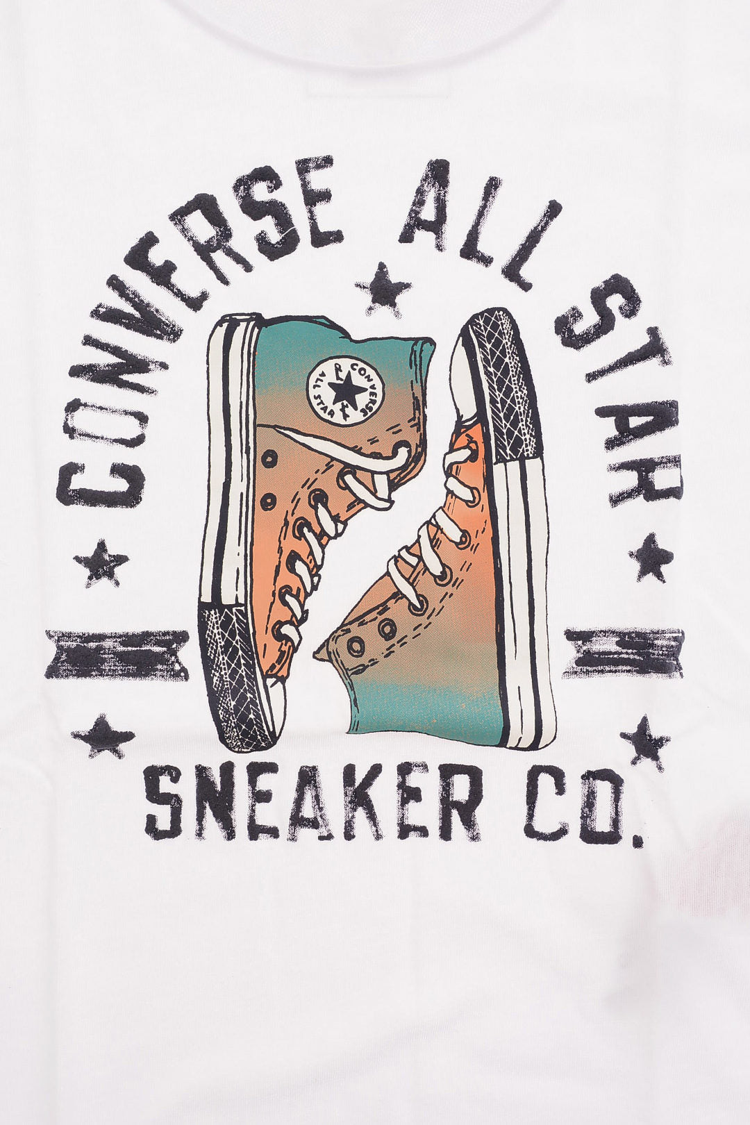 Converse KIDS 0405~ALL STAR Logo Print T-shirt, view 2