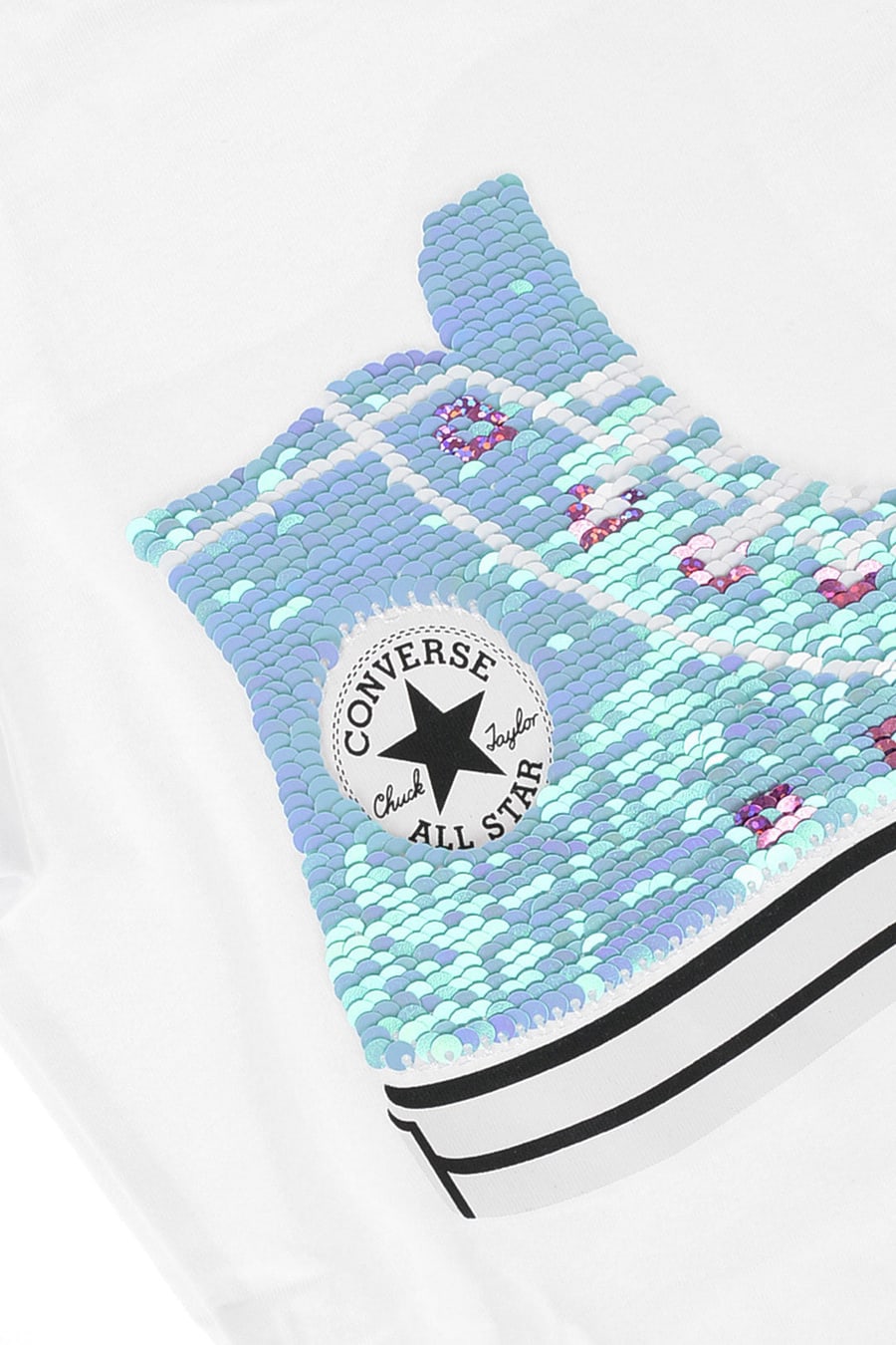 Converse KIDS 0405~T-Shirt with Sequins, view 4