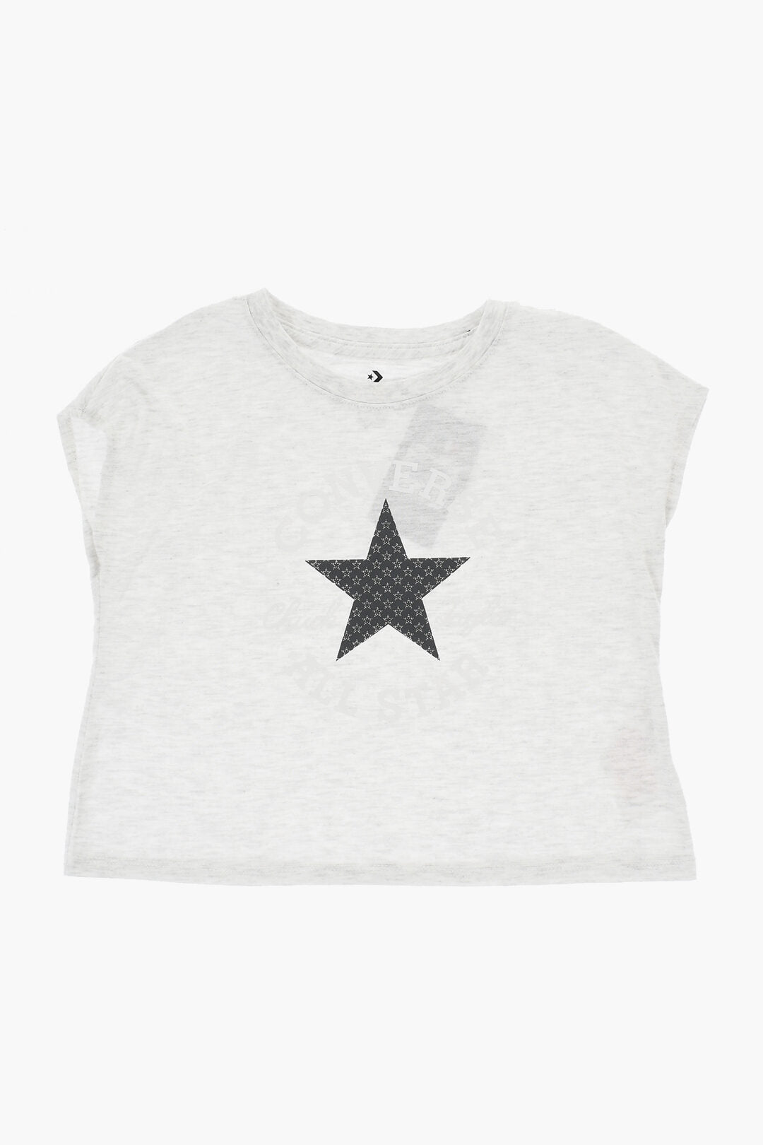 Converse KIDS 0470~ALL STAR CHUCK TAYLOR Crewneck T-Shirt and Shorts Set with Printed Logo, view 2