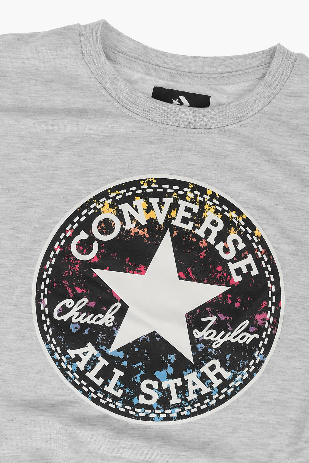 Converse KIDS 0470~ALL STAR CHUCK TAYLOR Cropped Printed Sweatshirt