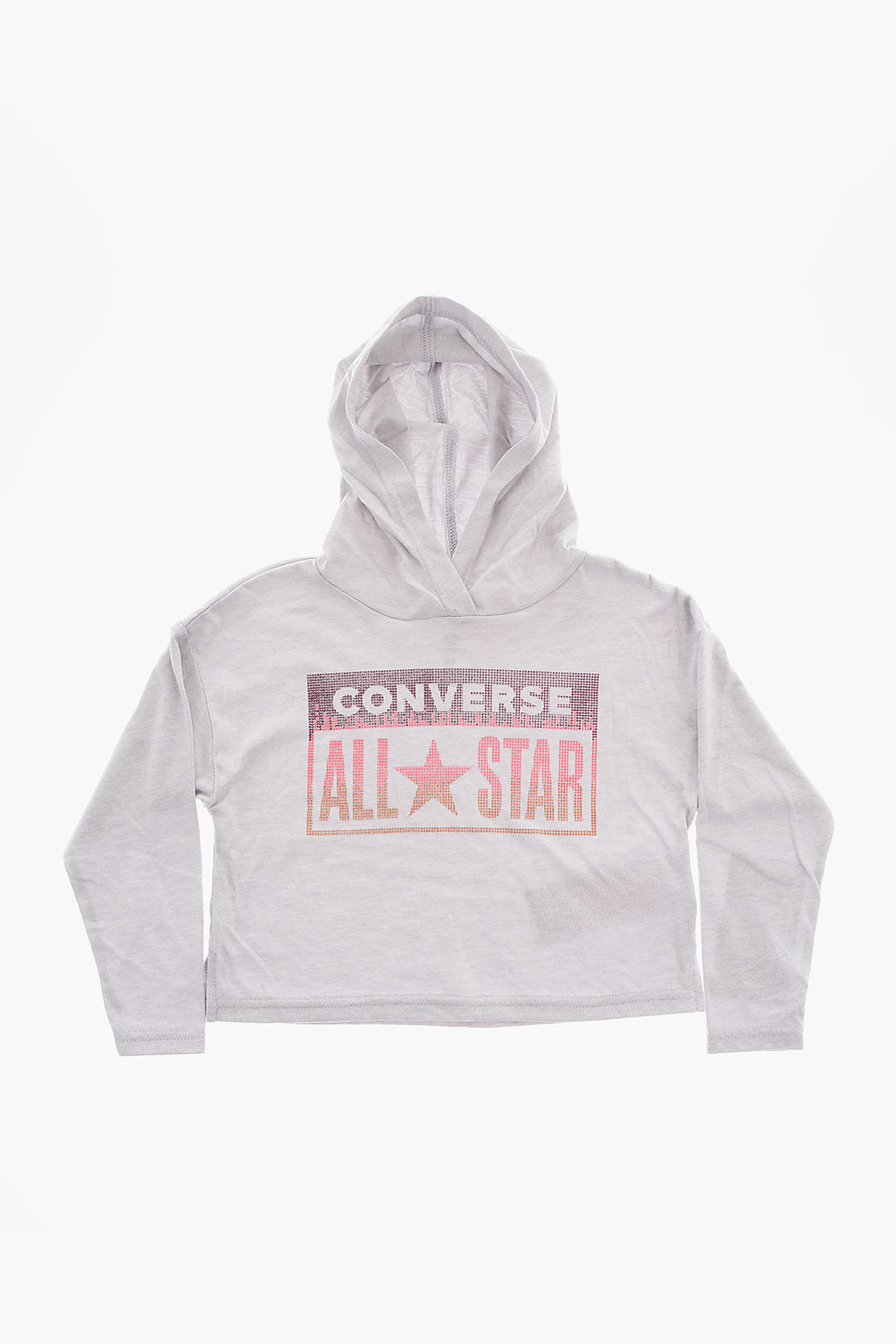 Converse KIDS 0470~ALL STAR Leggings And Lightweight Sweatshirt Set With Logo In Strass, view 2