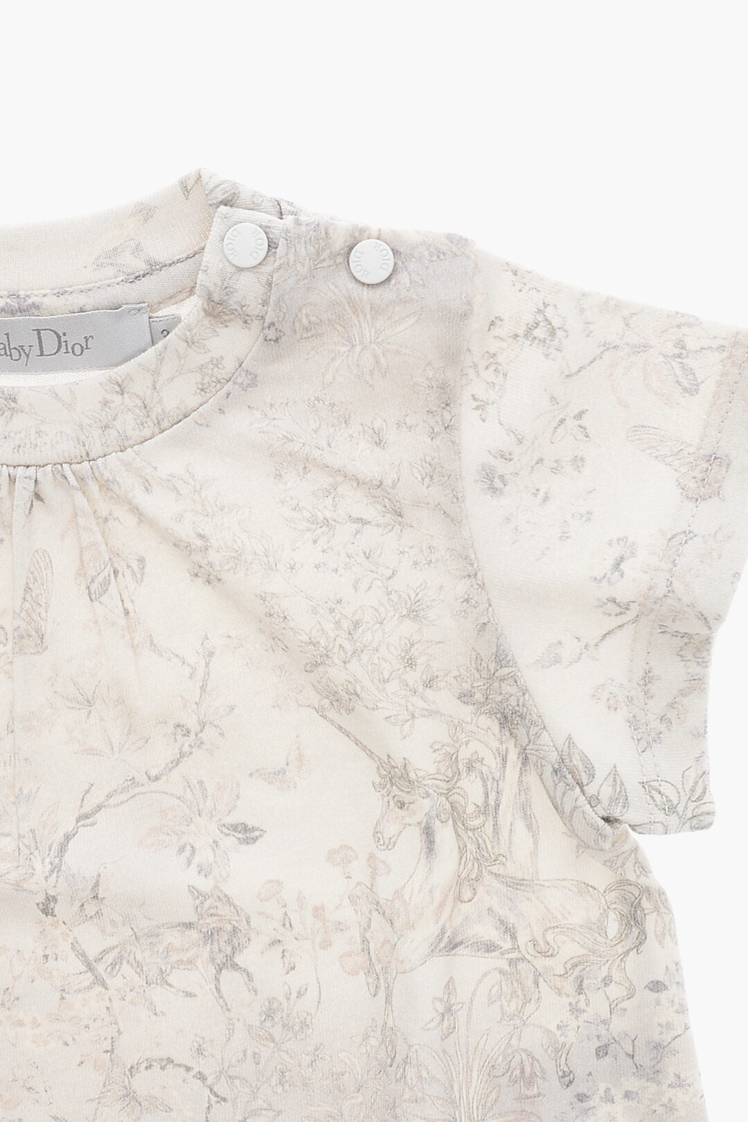 Dior Kids 0470~Crewneck T-Shirt with Print, view 2