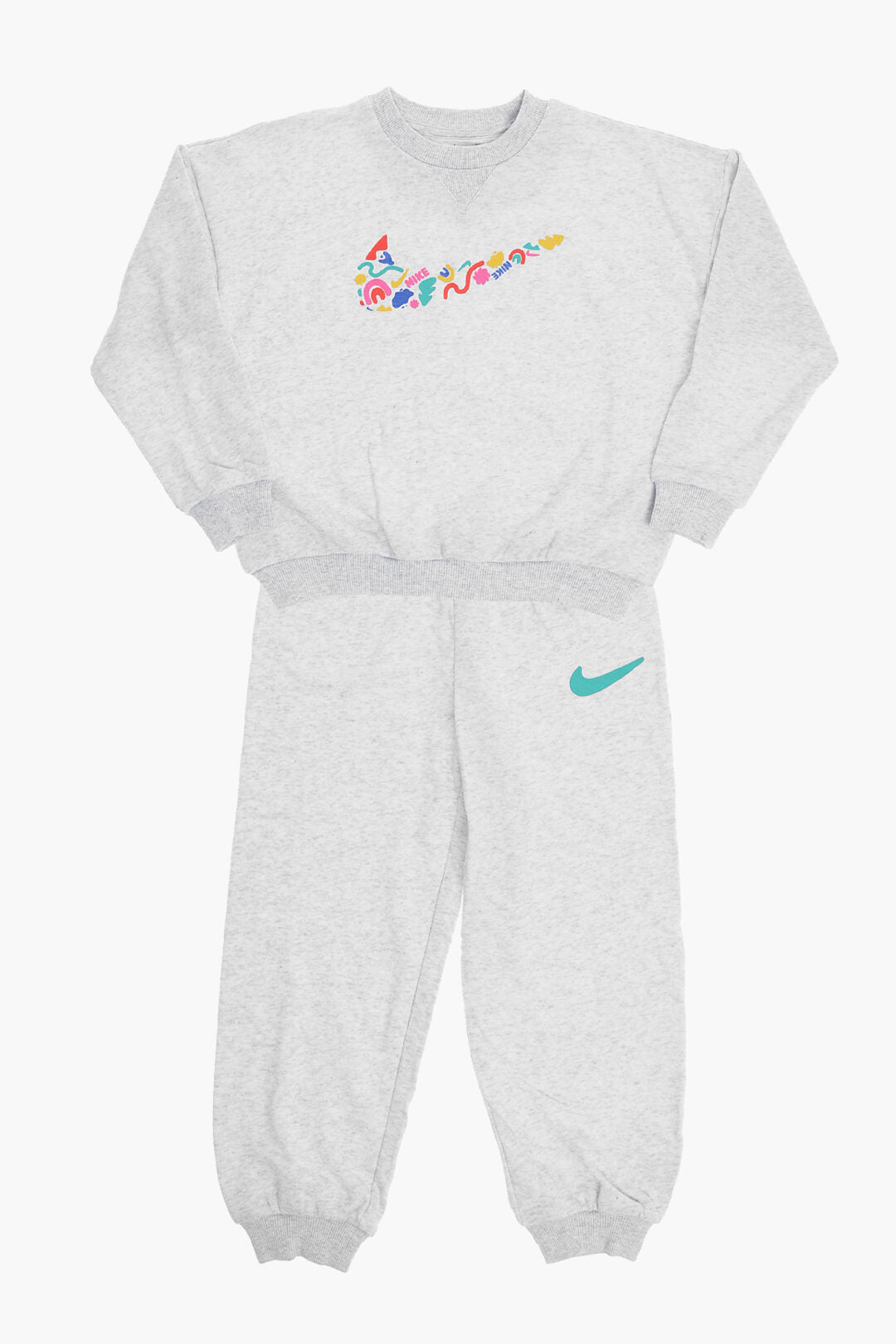 Nike KIDS 0470~Sweatshirt and Joggers Set in Brushed Cotton