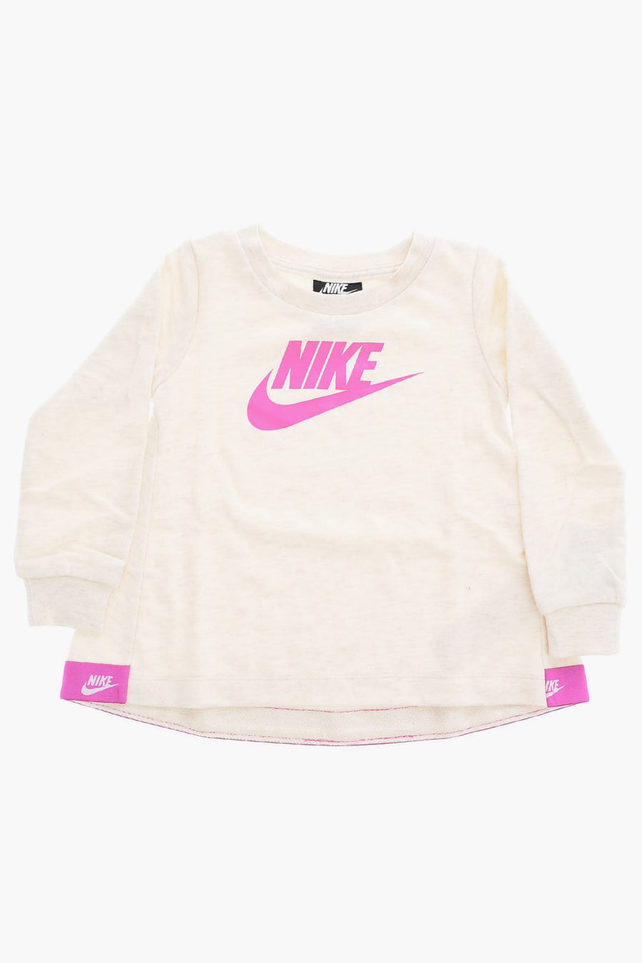 Nike KIDS 0500~Fleece Crewneck Dress with Logo Print