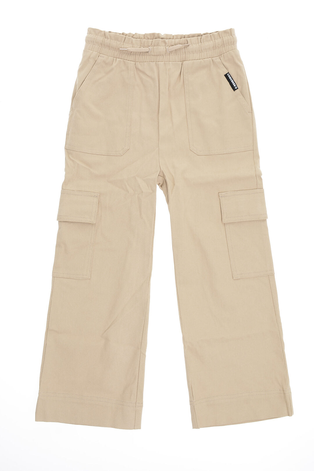 Converse KIDS 0500~Stretch Cotton Cargo Trousers PAPERBAG with Elastic Waist