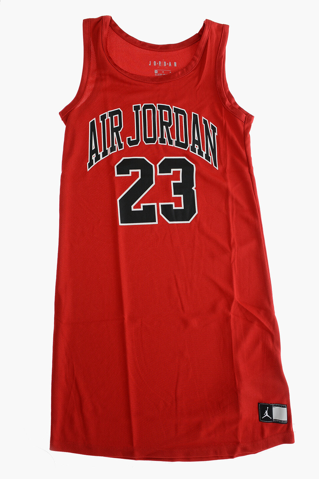 Nike KIDS 0550~AIR JORDAN Solid-Color Dress with Front Print