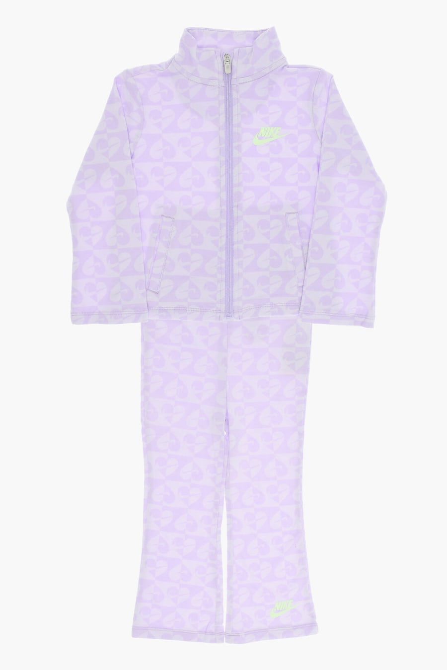 Nike KIDS 0550~All-Over Printed Sweatshirt and Flared Pants Set
