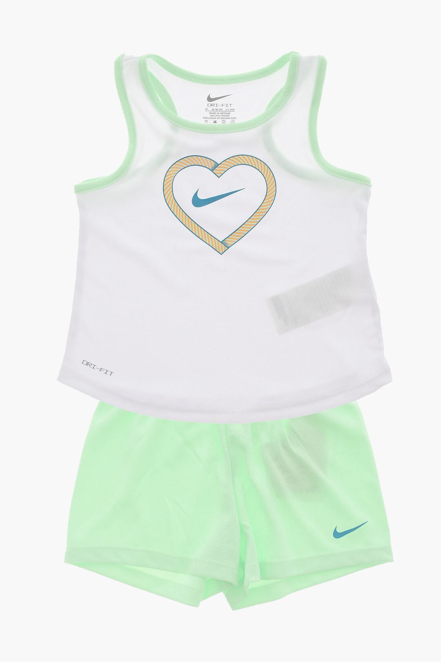 Nike KIDS 0850~Dri-Fit Tank Top and Shorts Set with Printed Logo