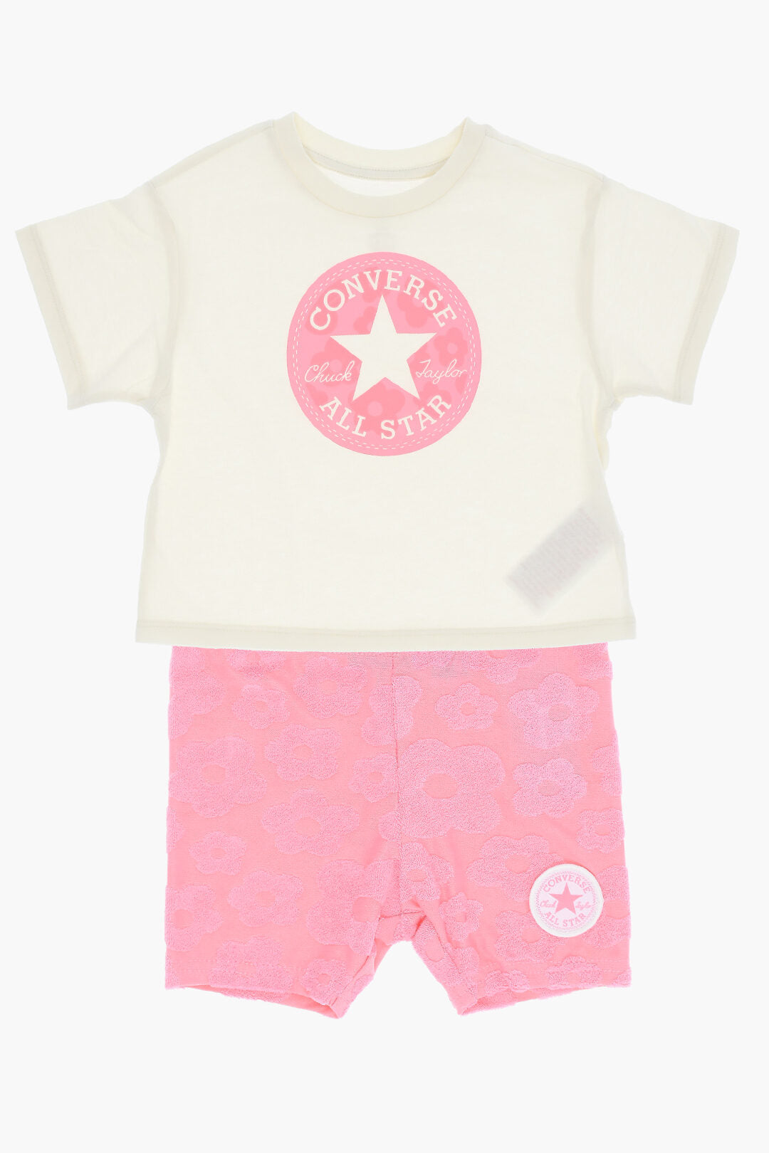 Converse KIDS 1050~ALL STAR CHUCK TAYLOR T-Shirt and Two-Tone Shorts