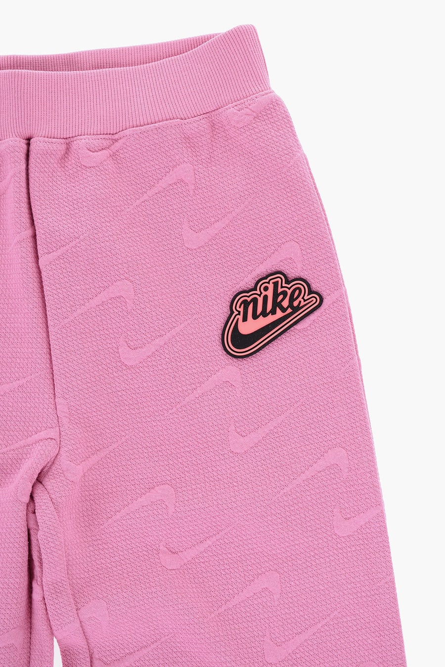 Nike KIDS 1050~Solid-Color Flared Pants with All-Over Logo